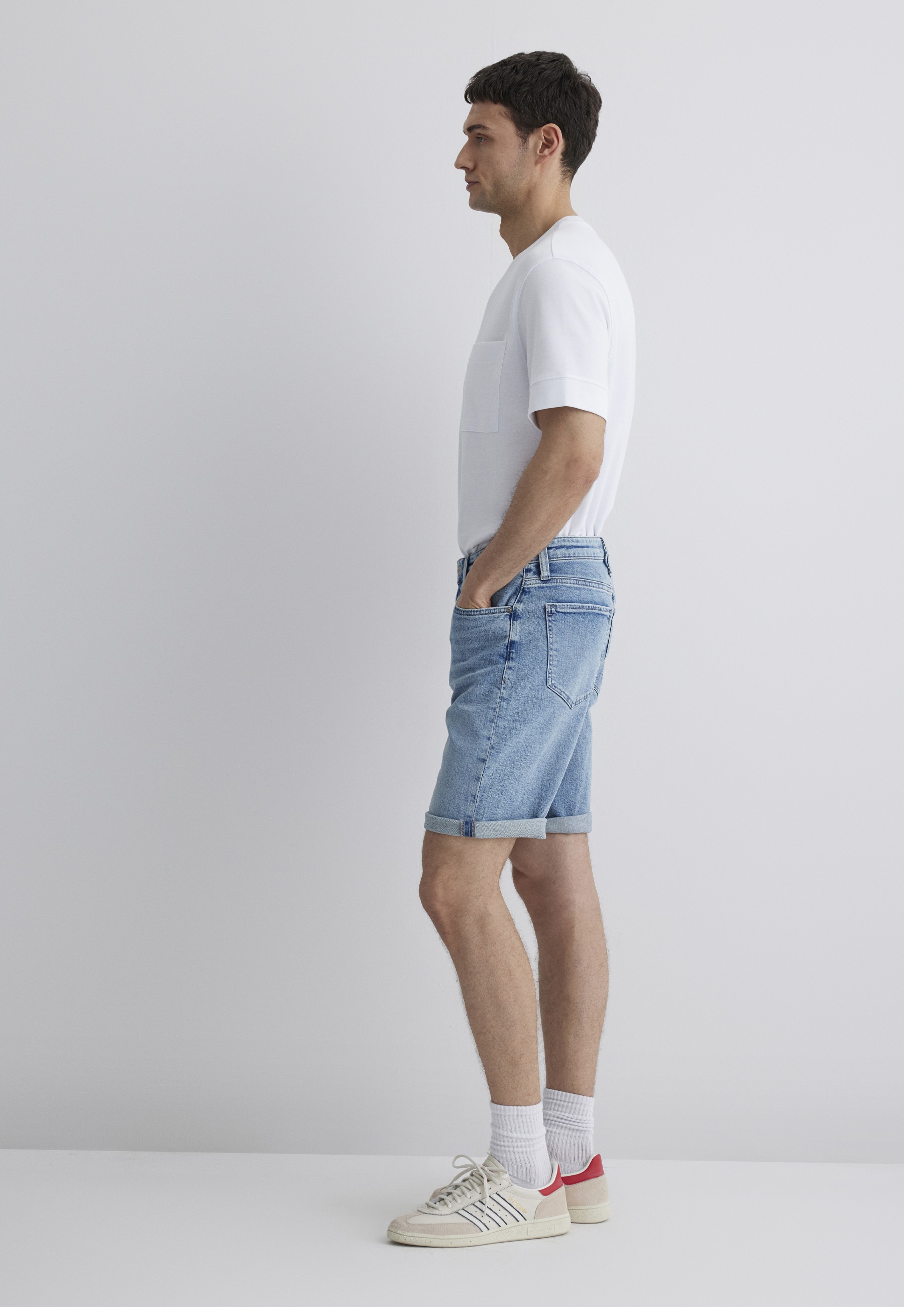 Mavi Straight-Jeans "BRIAN", Slim Fit Denim Shorts günstig online kaufen