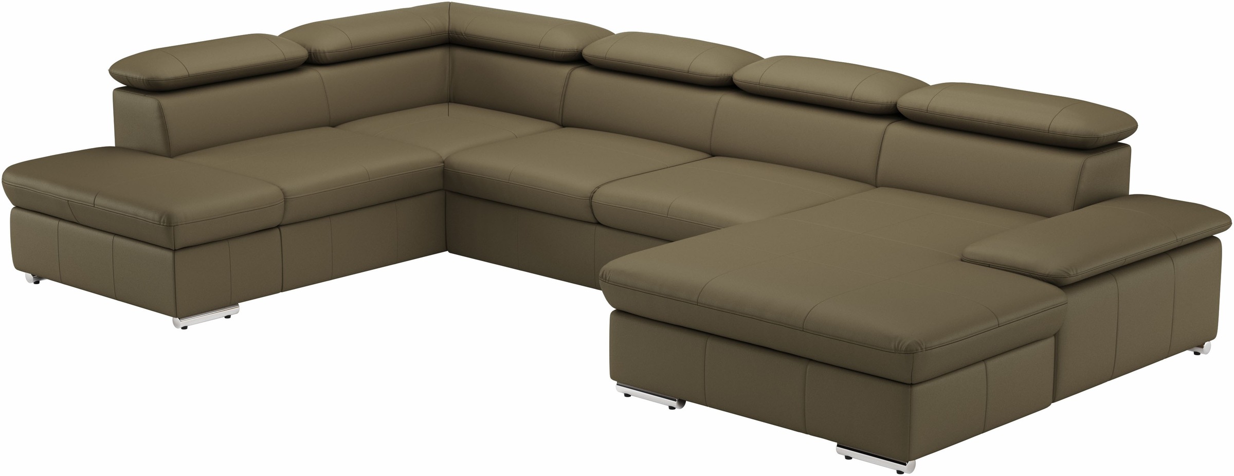 Thumbnail - sit&more Wohnlandschaft "Valantine U-Form, B: 349 cm" mit Arm- & Kopfteilverstellung, optional mit Bettfunktion