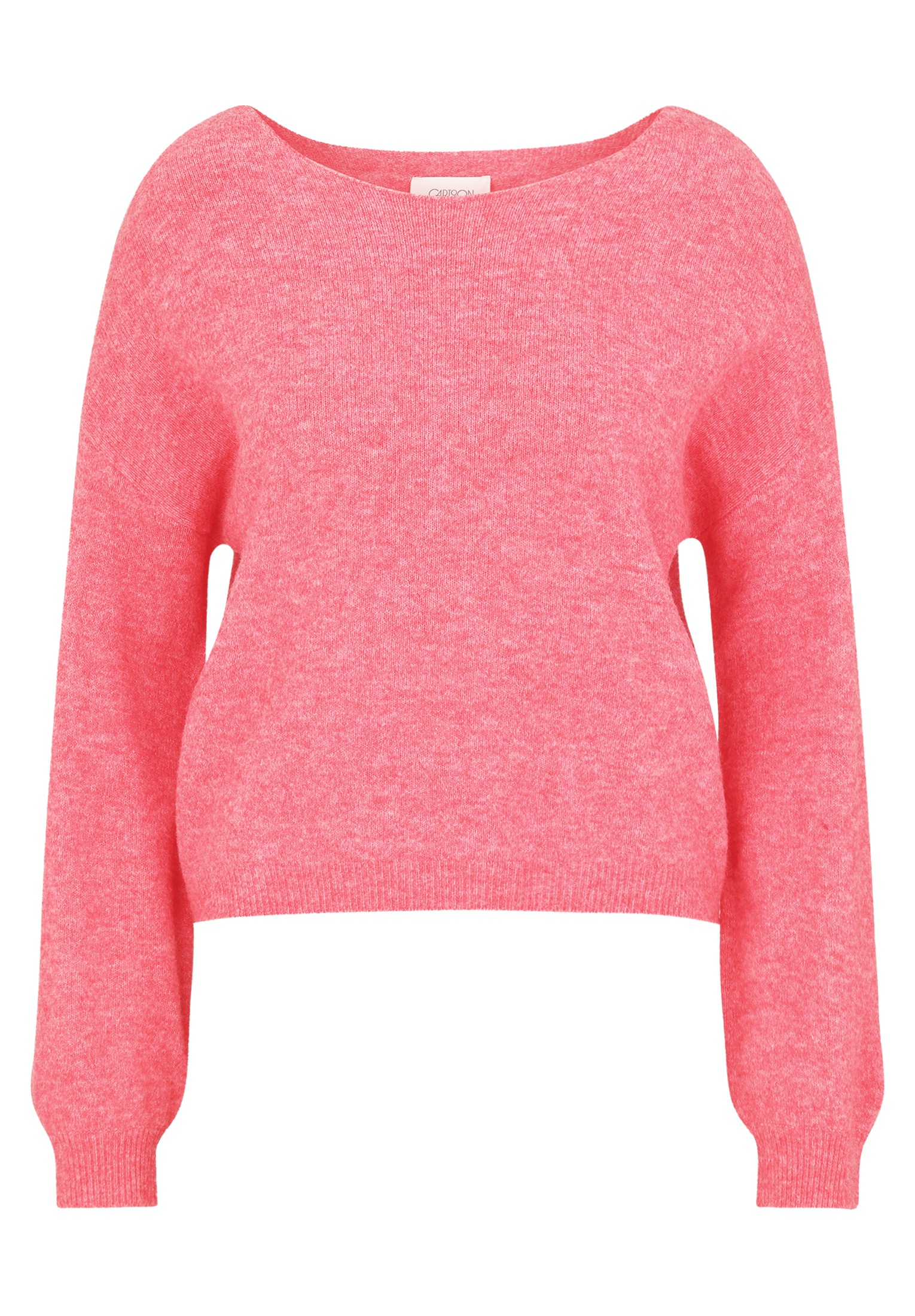 Cartoon Strickpullover "Damen Strickpullover mit Rundhalsausschnitt" 1 Stk. günstig online kaufen