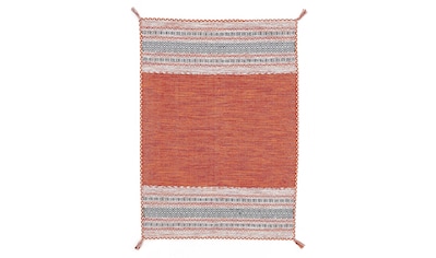 carpetfine Teppich »Kelim Azizi«, rechteckig, 5 mm Höhe, Baumwolle, Wendeteppich mit... kaufen