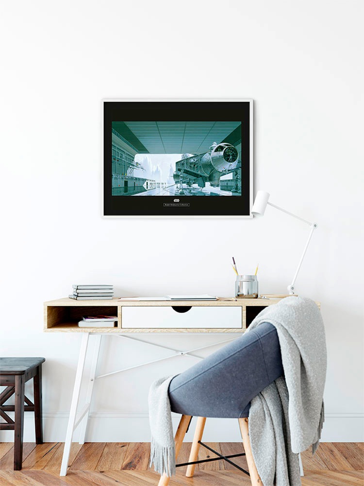 Komar Bild »Star Wars Classic RMQ Hangar Shuttle« Star Wars 1 Stk. tlg. Wandbild zur Dekoration im Kinderzimmer - ohne Rahmen