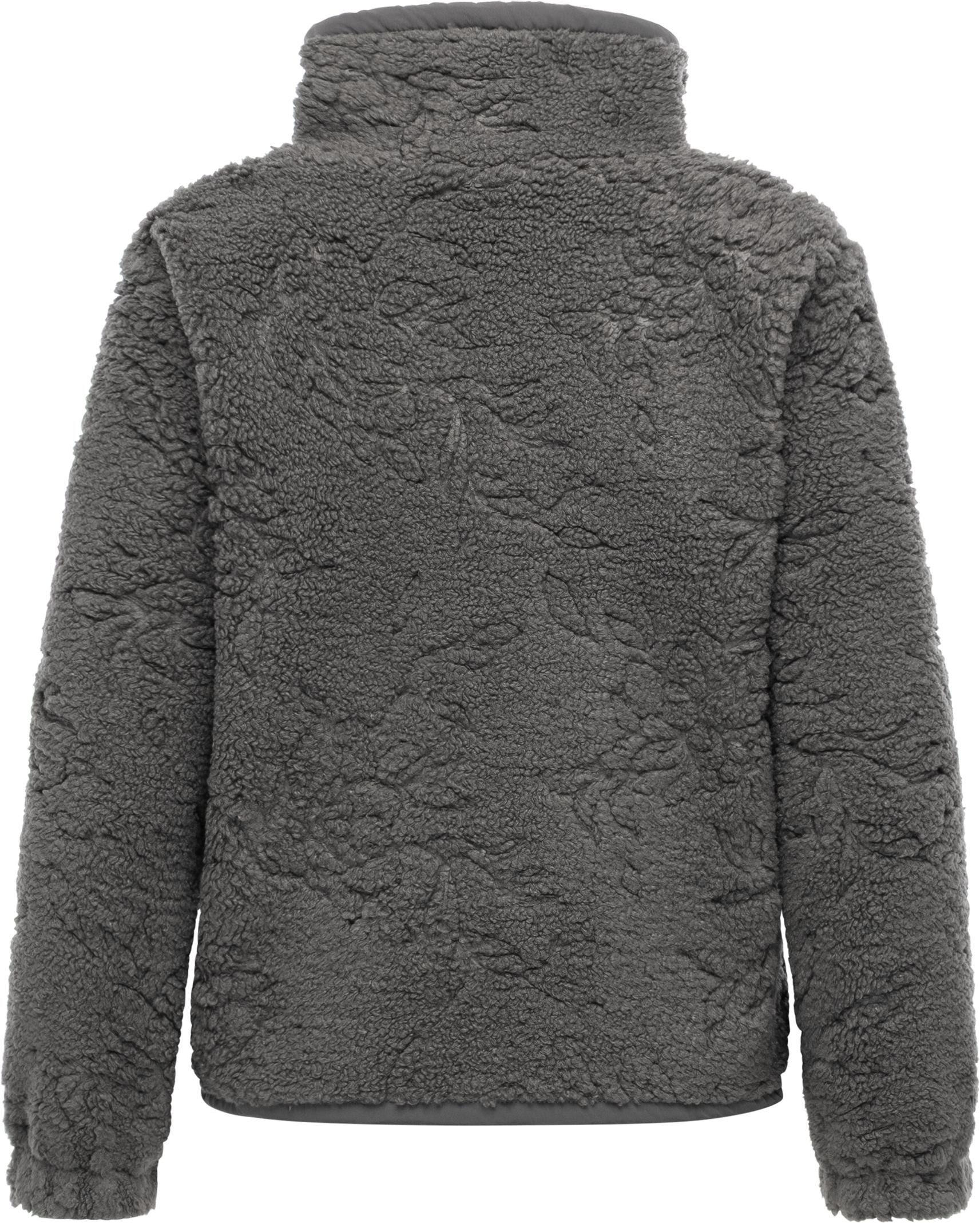 Ragwear Plüschjacke »Nordicka II« ohne Kapuze Sportliche Teddy-Fleecejacke mit verstellbarem Kragen