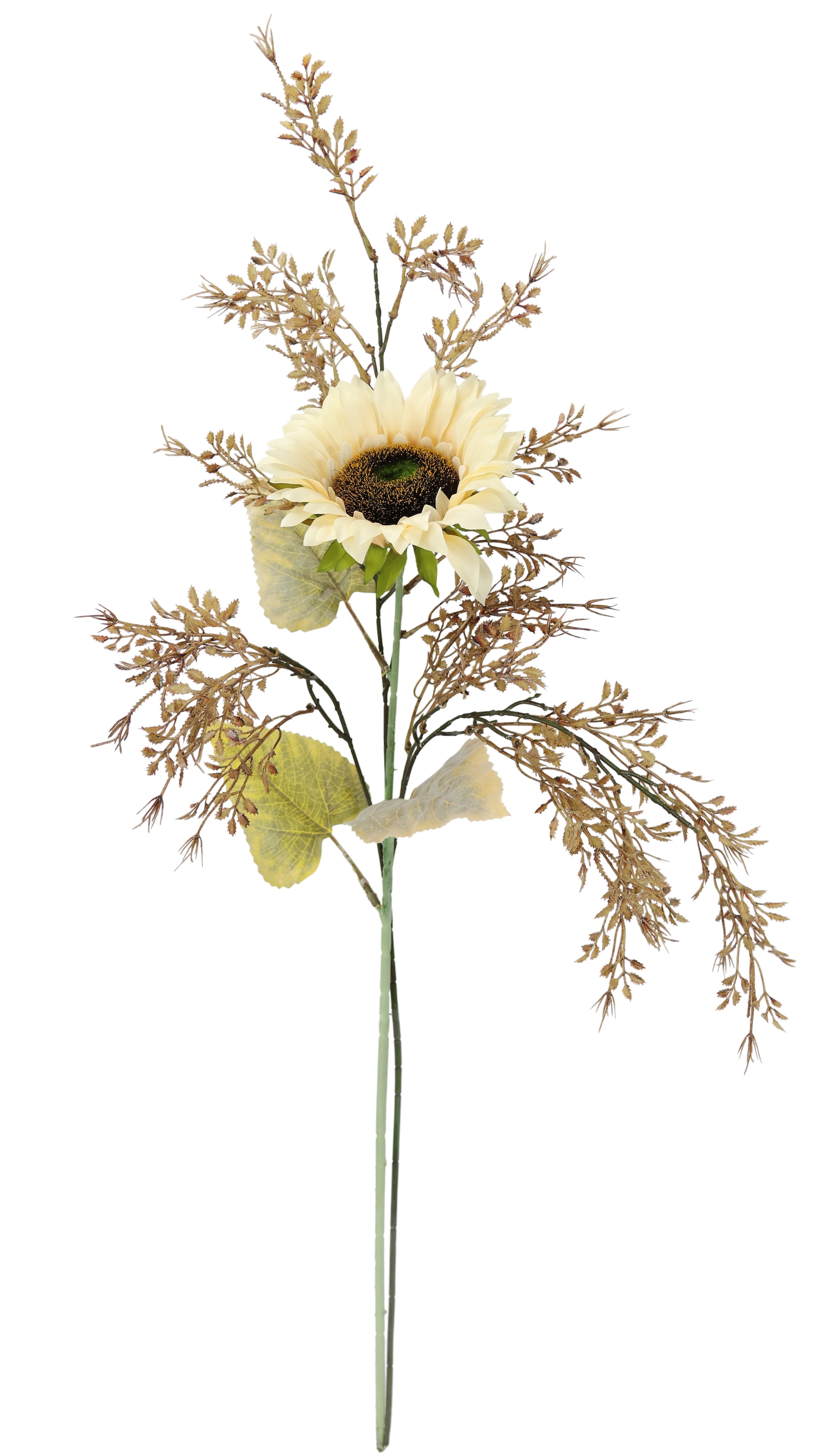 I.GE.A. Kunstblumenstrauß "Kunstblumen Set Sonnenblume" Mit Dekozweig 70cm günstig online kaufen