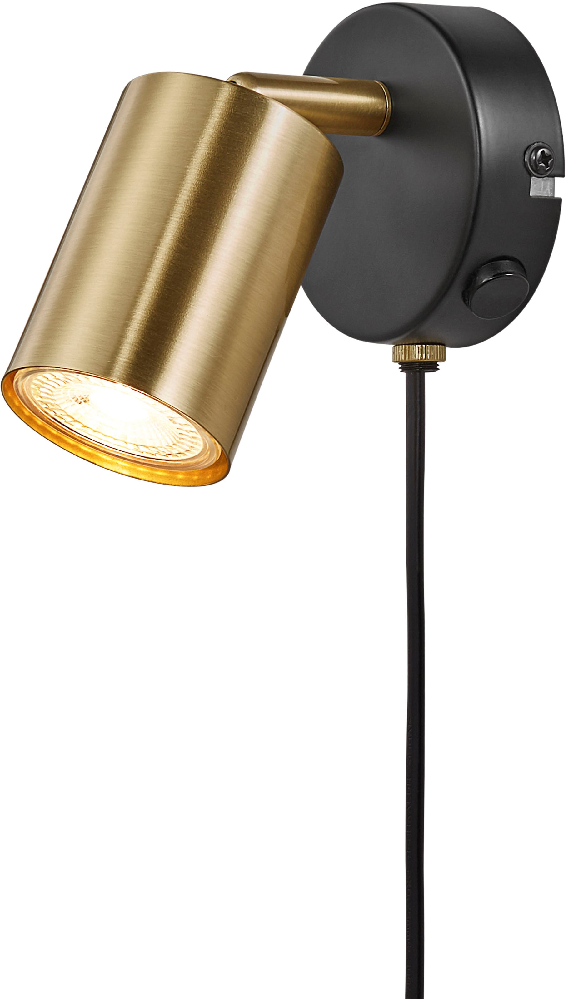 Nordlux Wandleuchte »Explorer«, Leuchtmittel GU10 | ohne Leuchtmittel, Zeitgenössischer und einfacher Stil, verstellbarer Lampenkopf