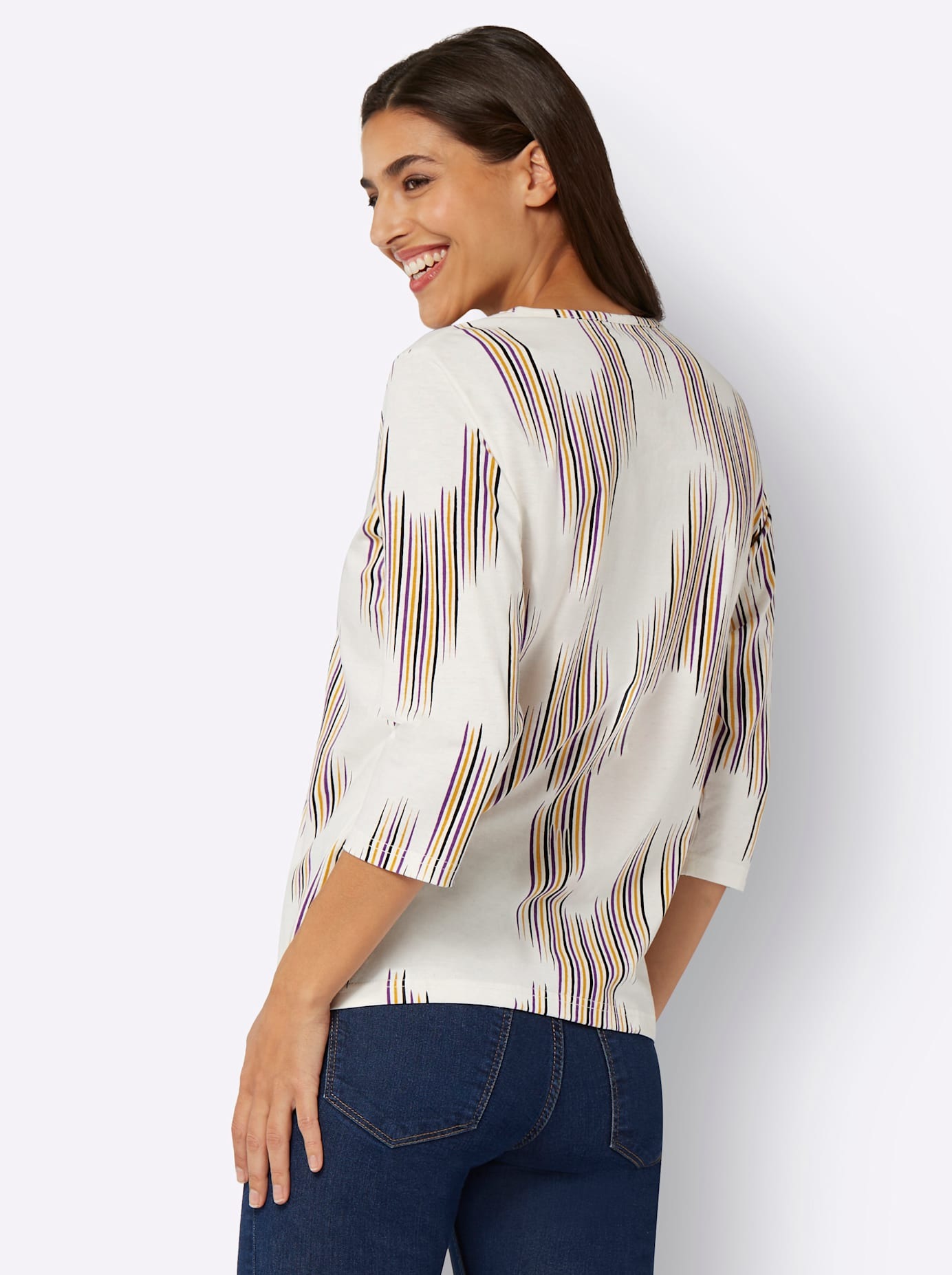 3/4-Arm-Shirt »Rundhals-Shirt«
