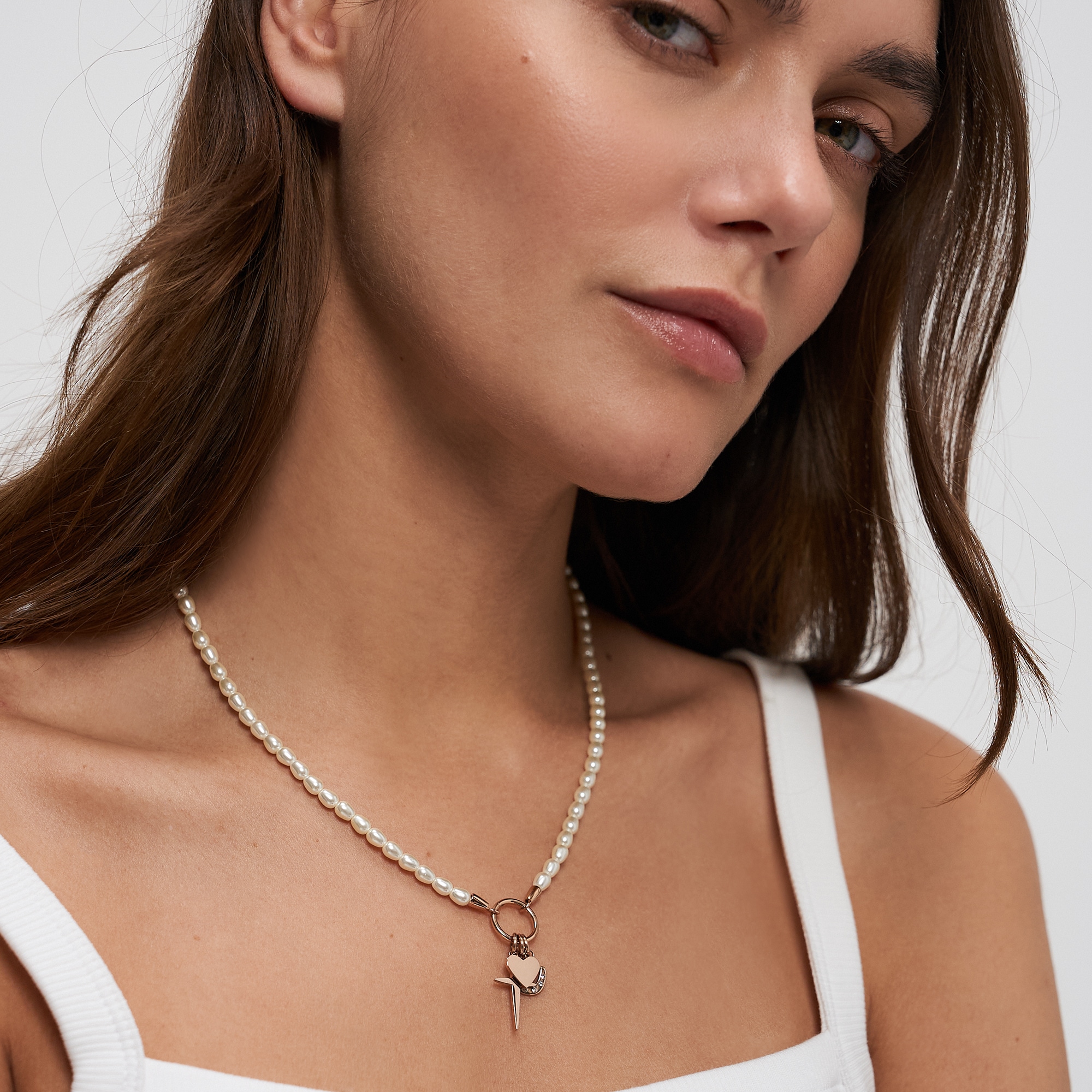 Tamaris Perlenkette »Pearl Charms« mit Glasperle
