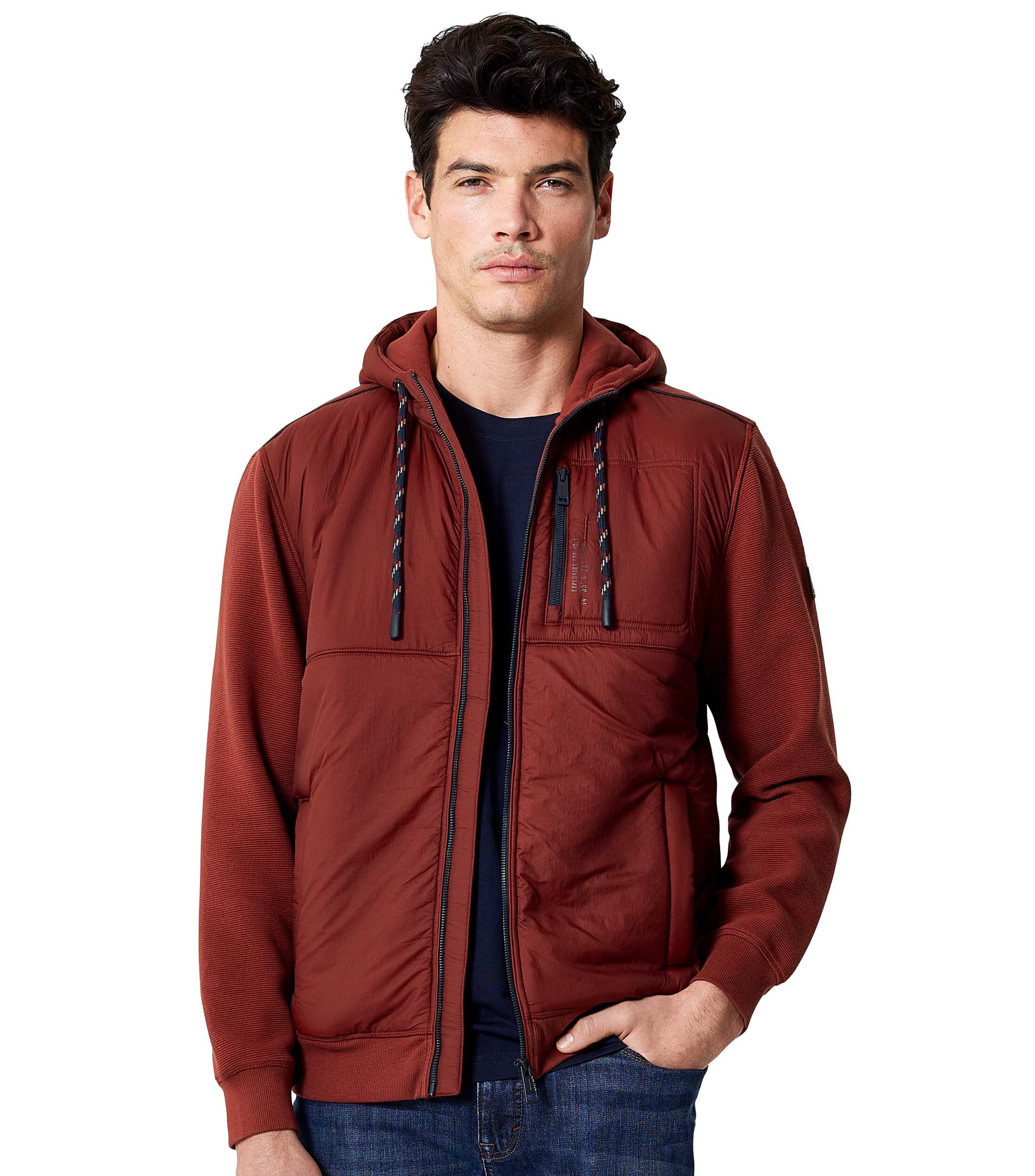 CASAMODA Sweatjacke "CASAMODA Sweatjacke uni" günstig online kaufen