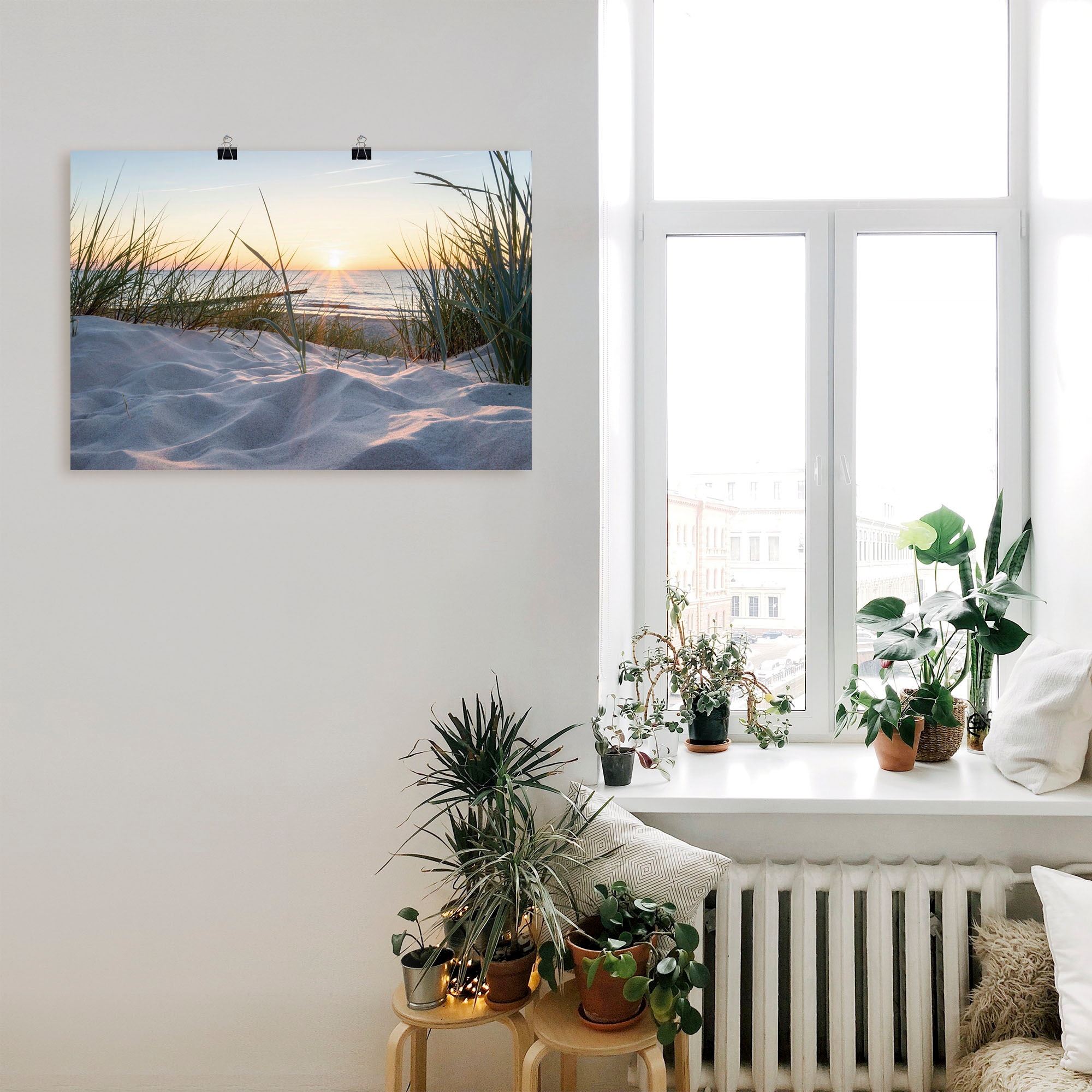 Artland Wandbild »Ostseestrand«, Strand, (1 St.), als Alubild, Outdoorbild, Leinwandbild, Poster, Wandaufkleber