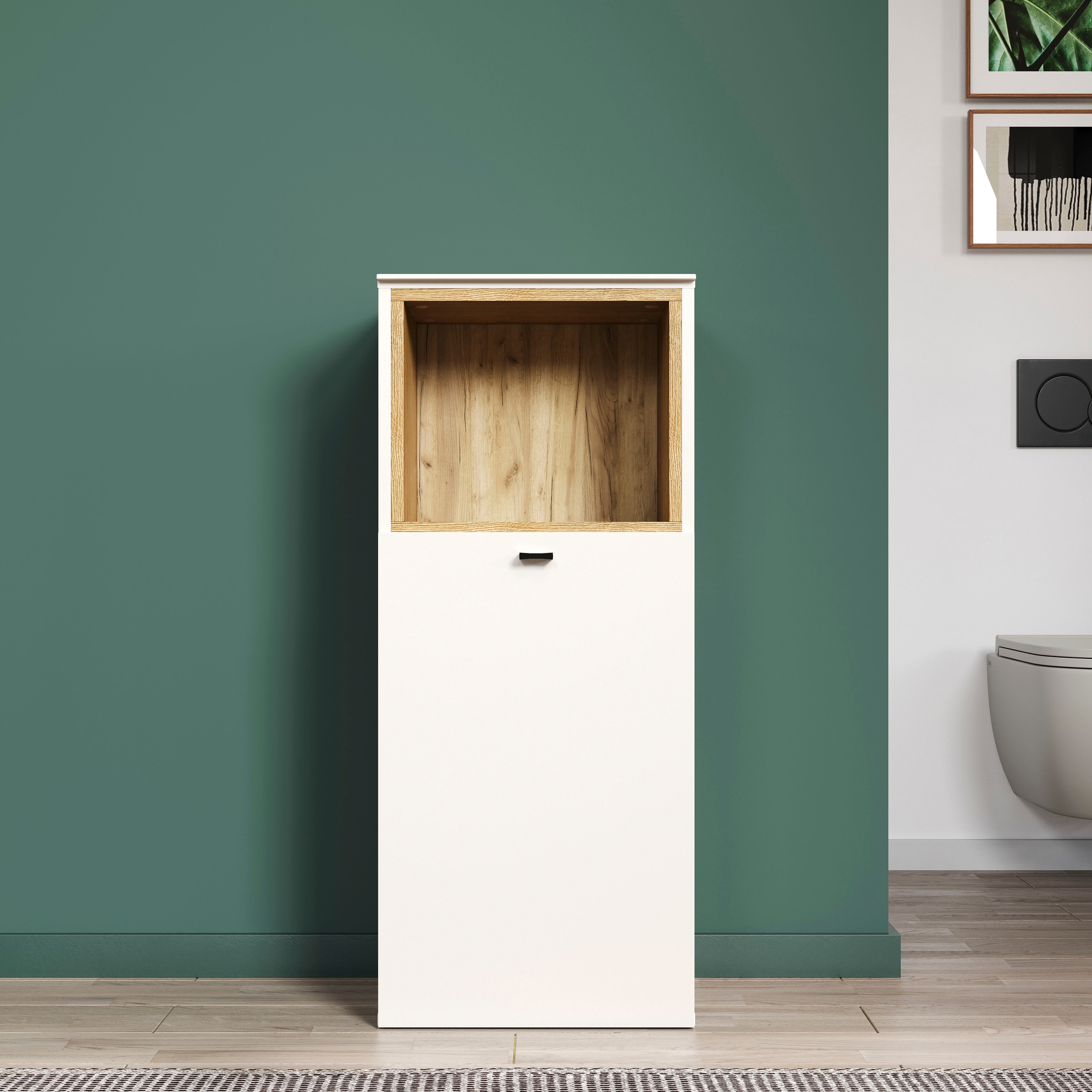 welltime Unterschrank "San Pedro" 1 Stk. tlg. Standschrank mit Soft-Close Funktion - (B/T/H) 40/31/95 cm