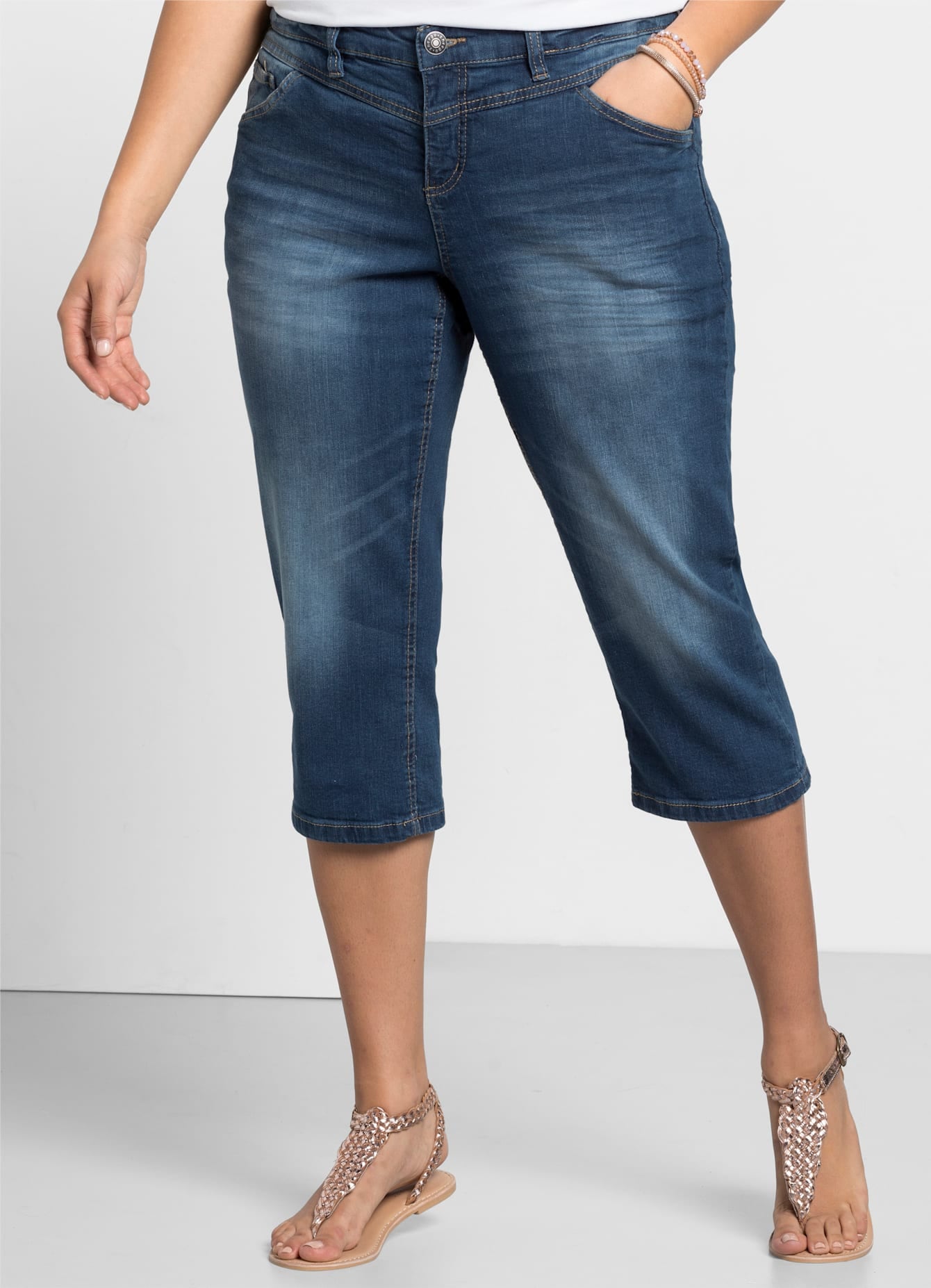 Sheego 5-Pocket-Jeans, (1 tlg.) günstig online kaufen