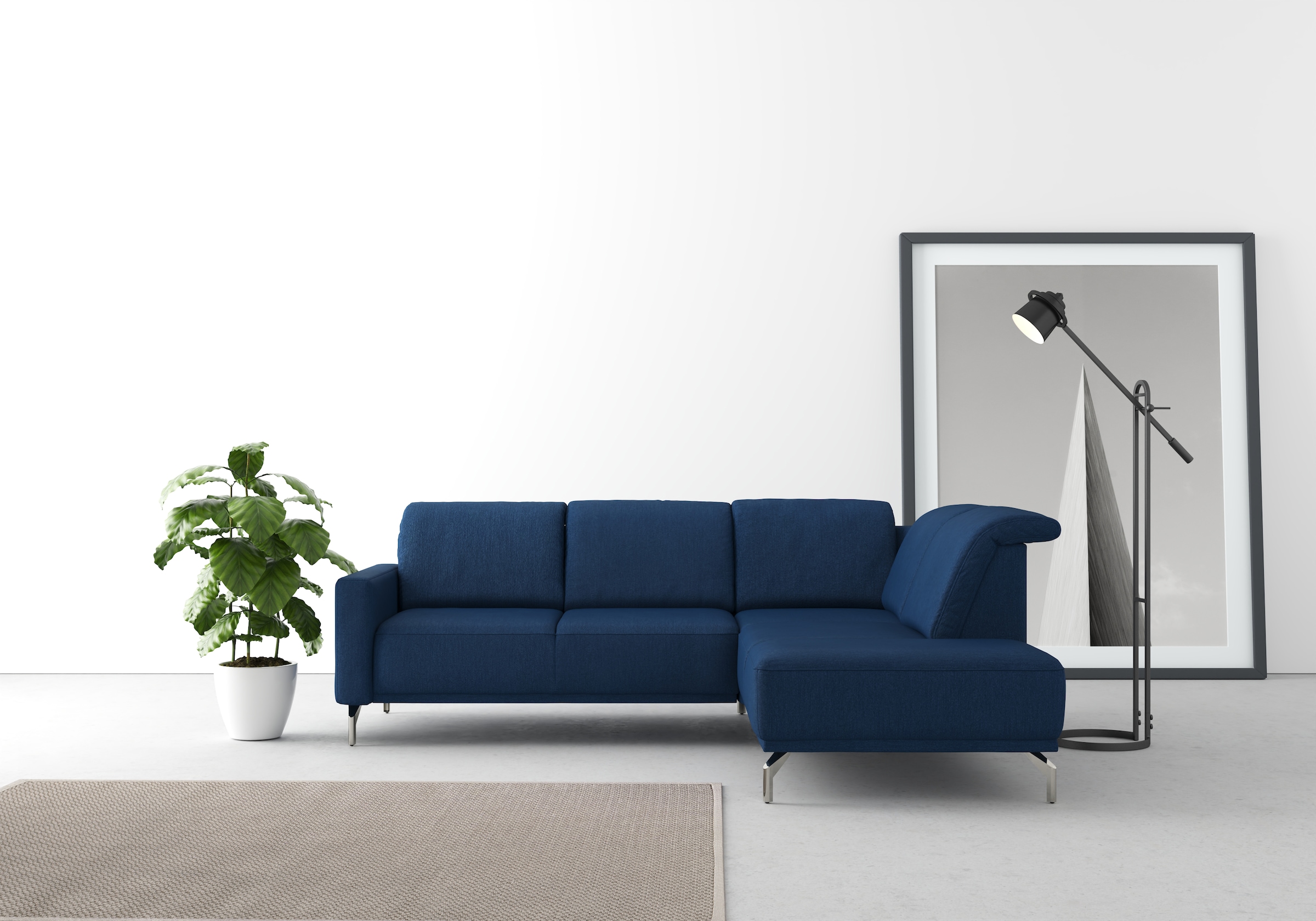 sit&more Ecksofa "Bailando L-Form" wahlweise mit Kopfteilverstellung und Vo günstig online kaufen