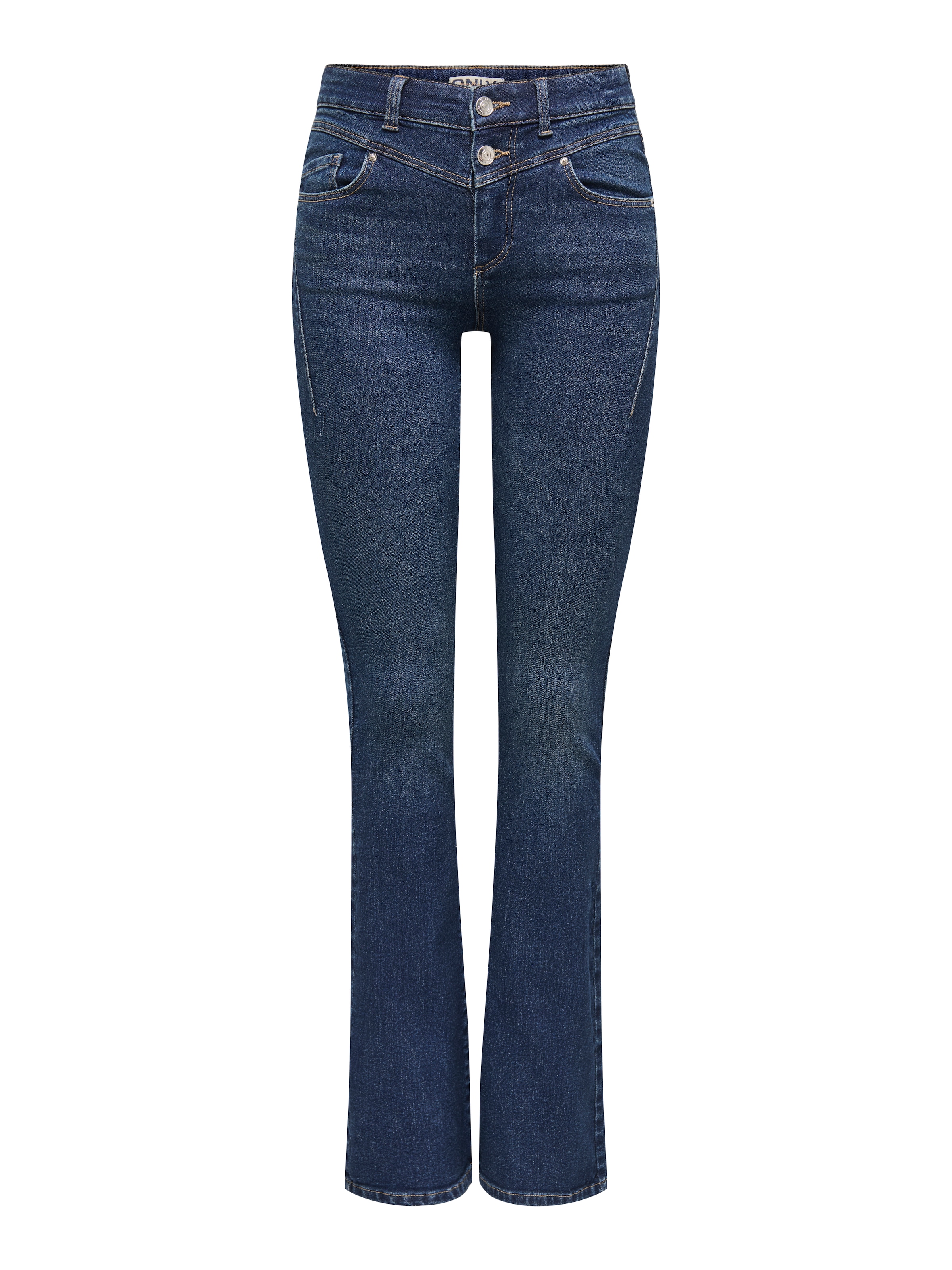 ONLY Bootcut-Jeans "ONLSARAH VIS BUT MID FLARED DNM BOX" günstig online kaufen