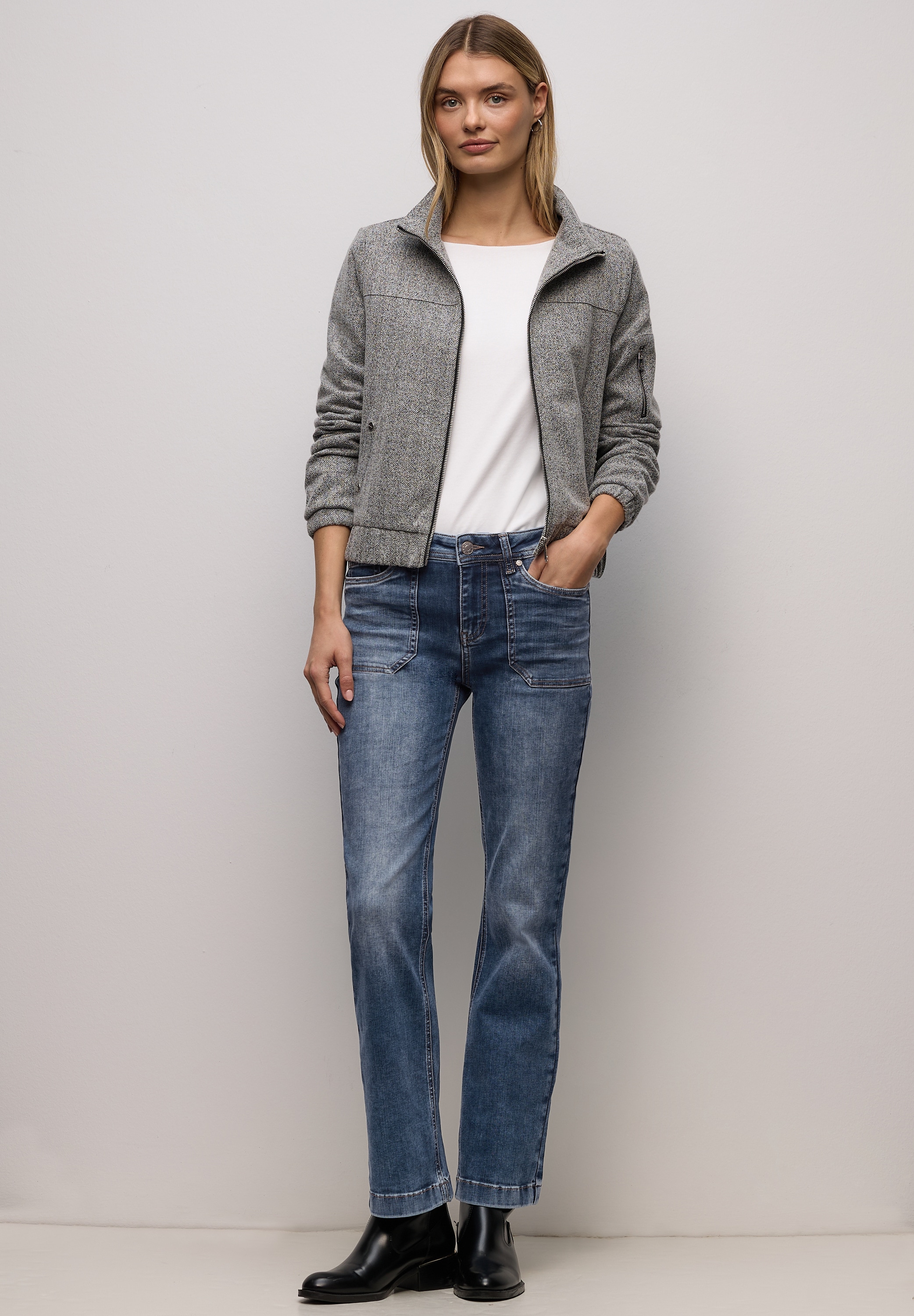 STREET ONE Gerade Jeans 5-Pocket-Style