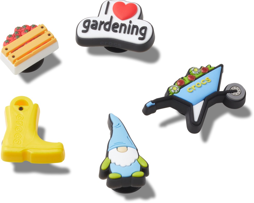 CROCS Kinder Schuhanstecker "Jibbitz Garden"bunt, PVC, Schuhzubehör, Schuh Charms für Garten Liebhaber