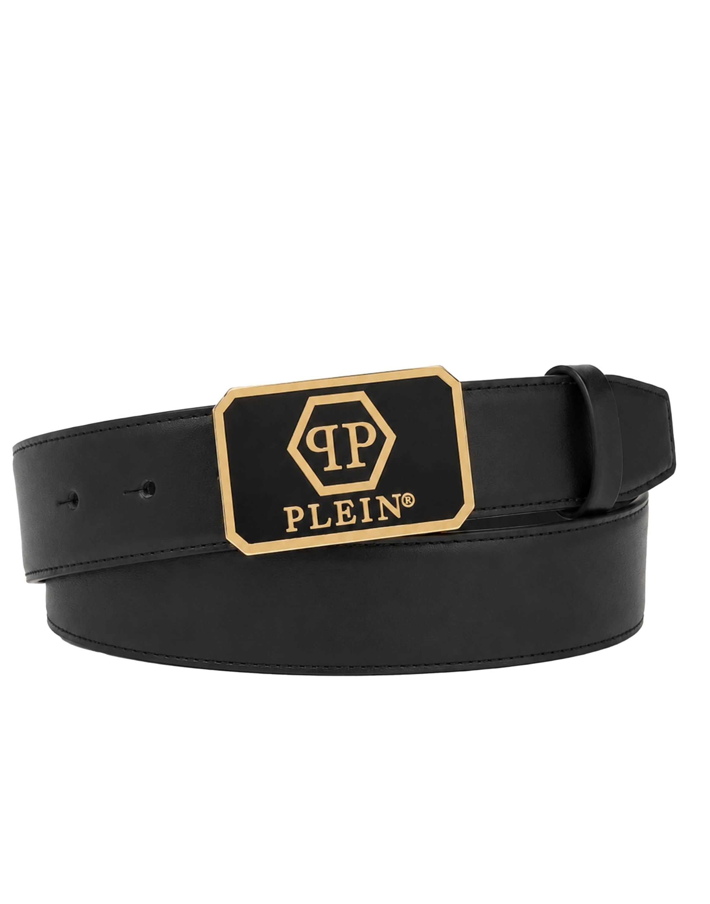 PHILIPP PLEIN Ledergürtel "Hexagon"