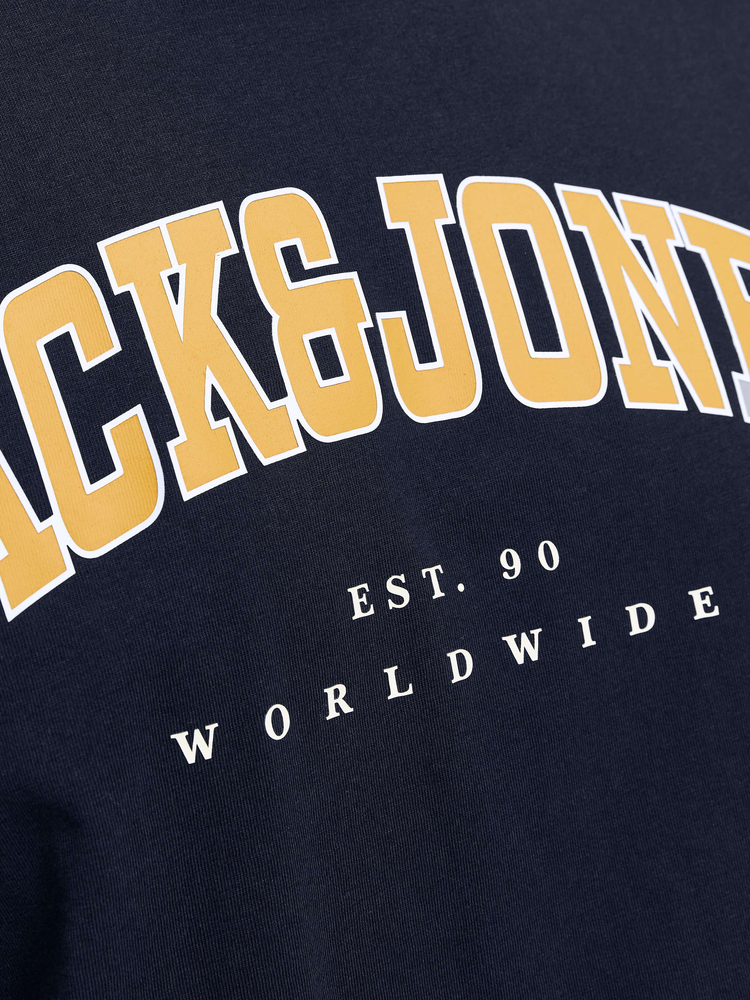 Jack & Jones Rundhalsshirt »JJECALEB VARSITY TEE SS O-NECK NOOS«