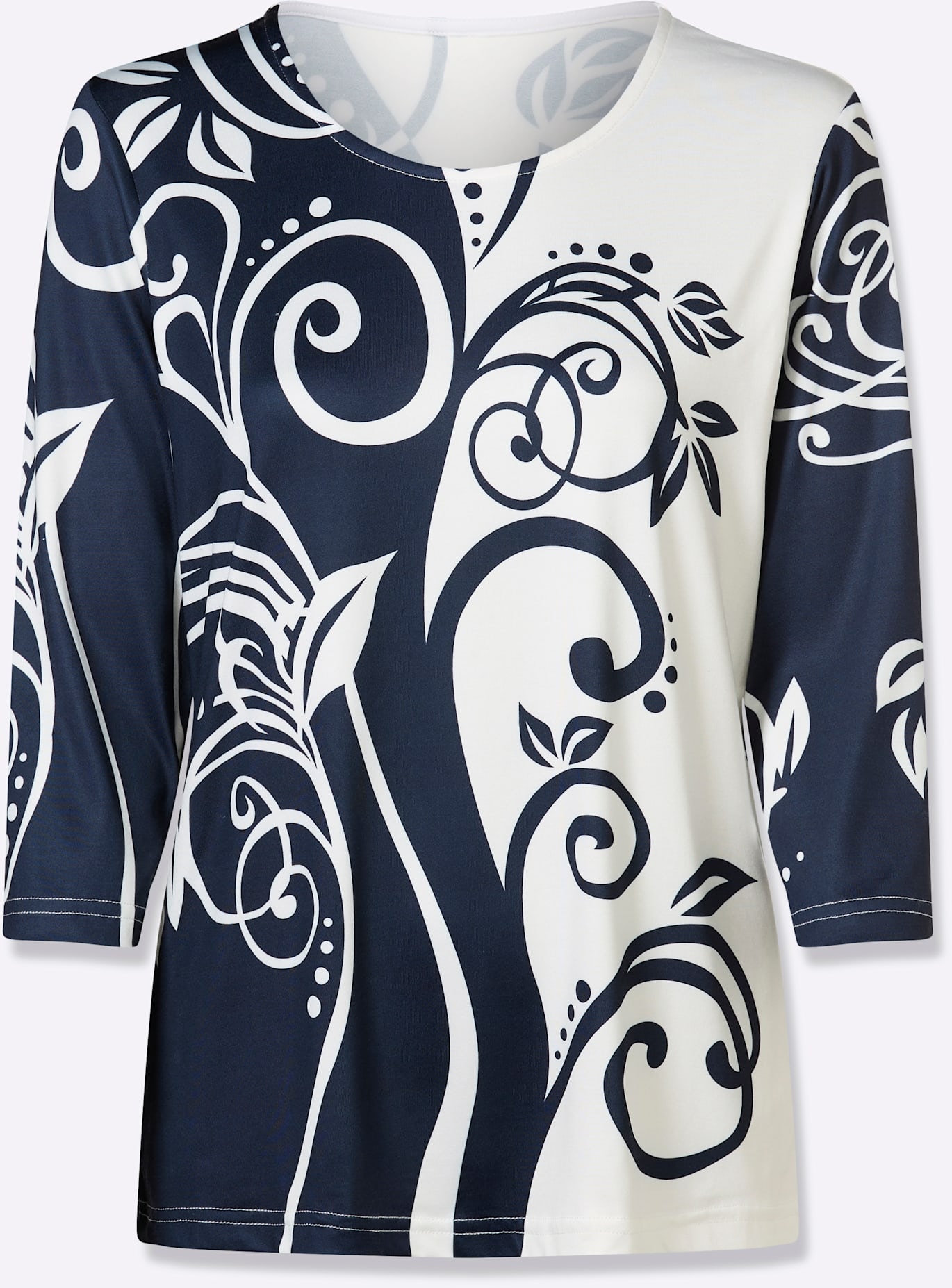 Classic Basics 3/4-Arm-Shirt »Rundhals-Shirt« 1 tlg.