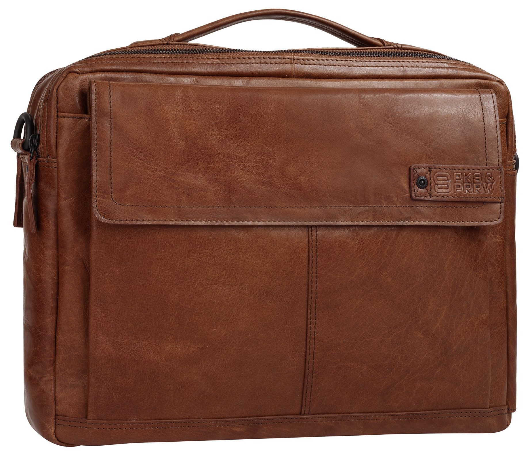 Spikes & Sparrow Laptoptasche echt Leder