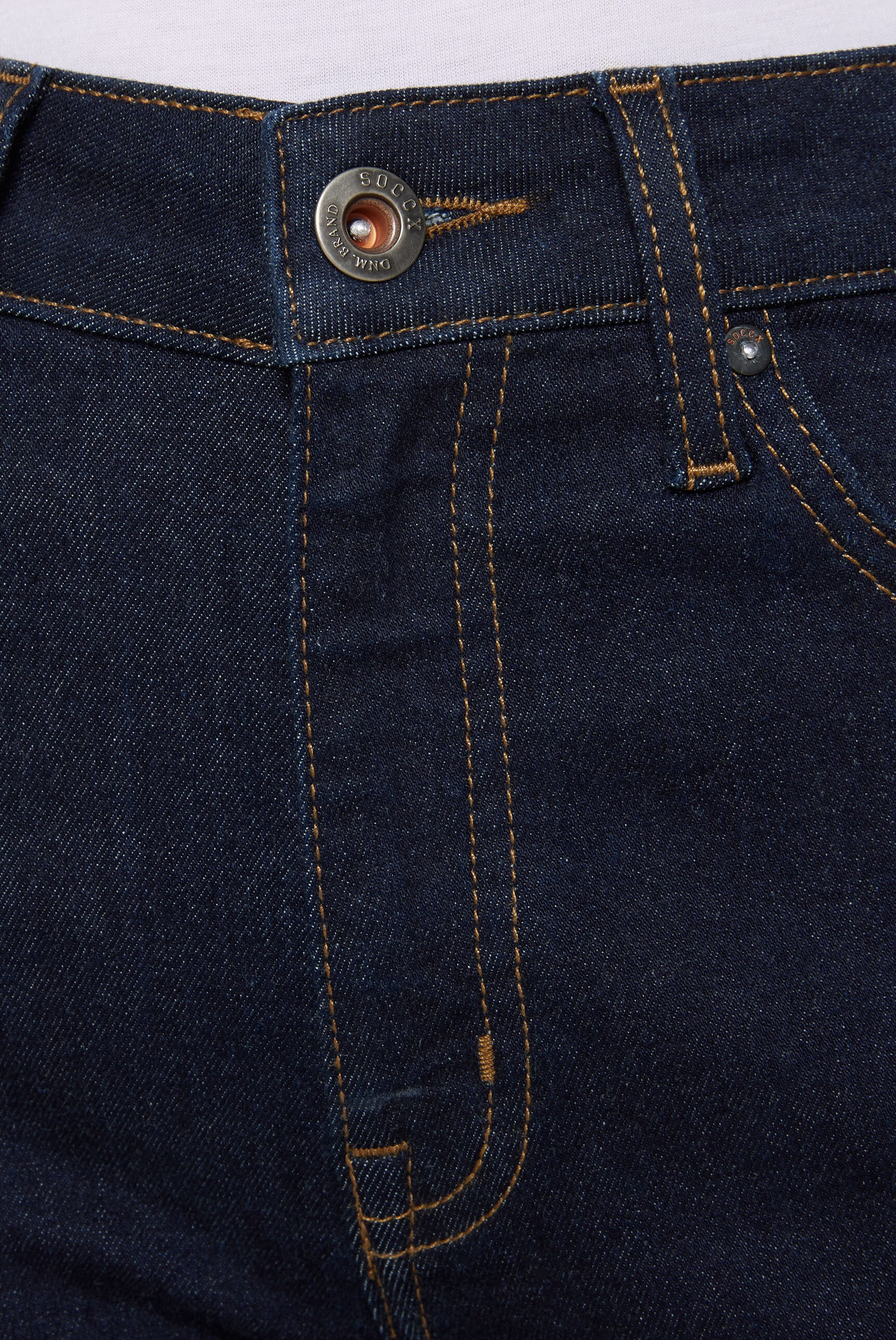 SOCCX Slim-fit-Jeans, mit hoher Leibhöhe