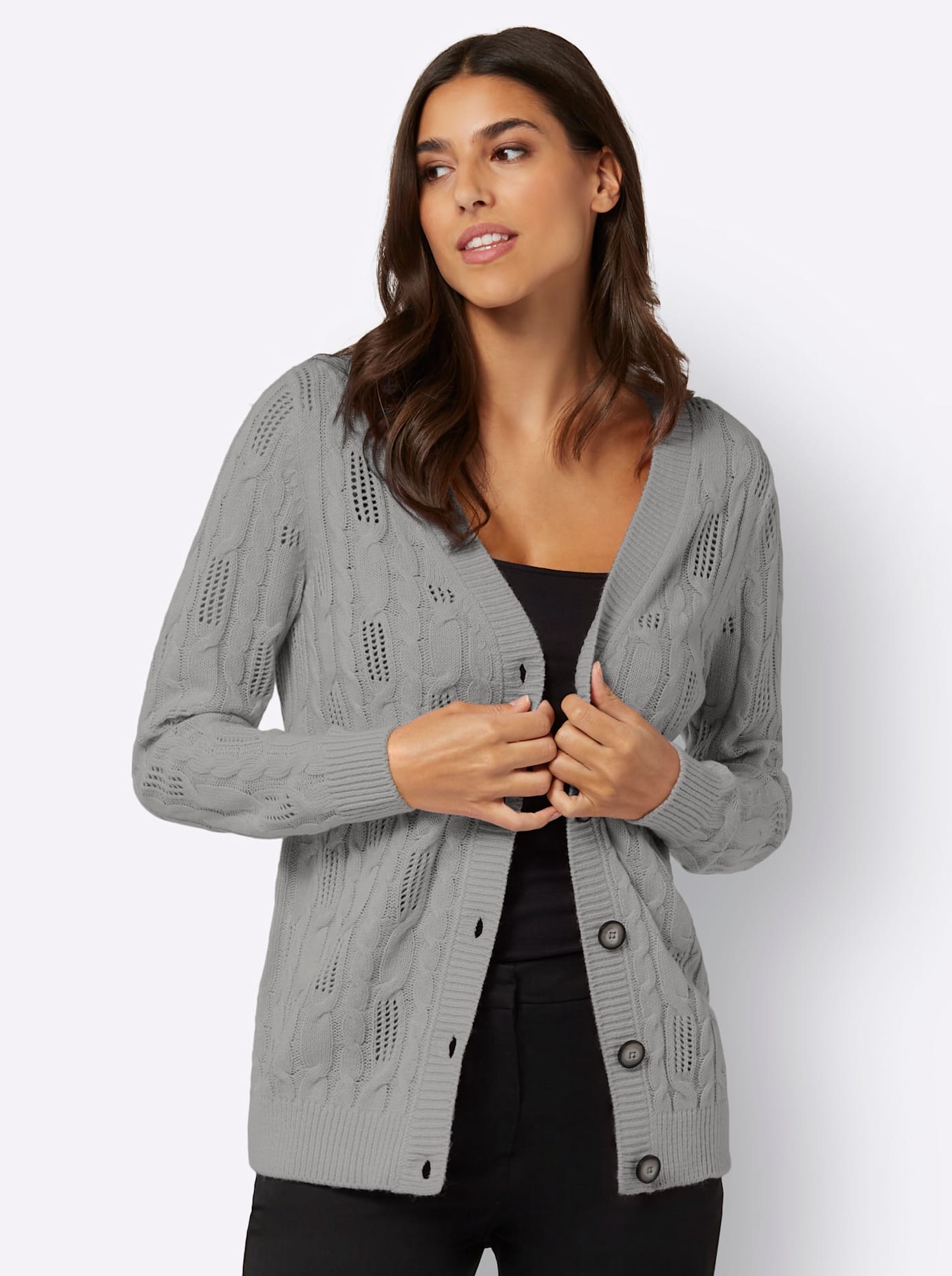 Classic Basics Strickjacke