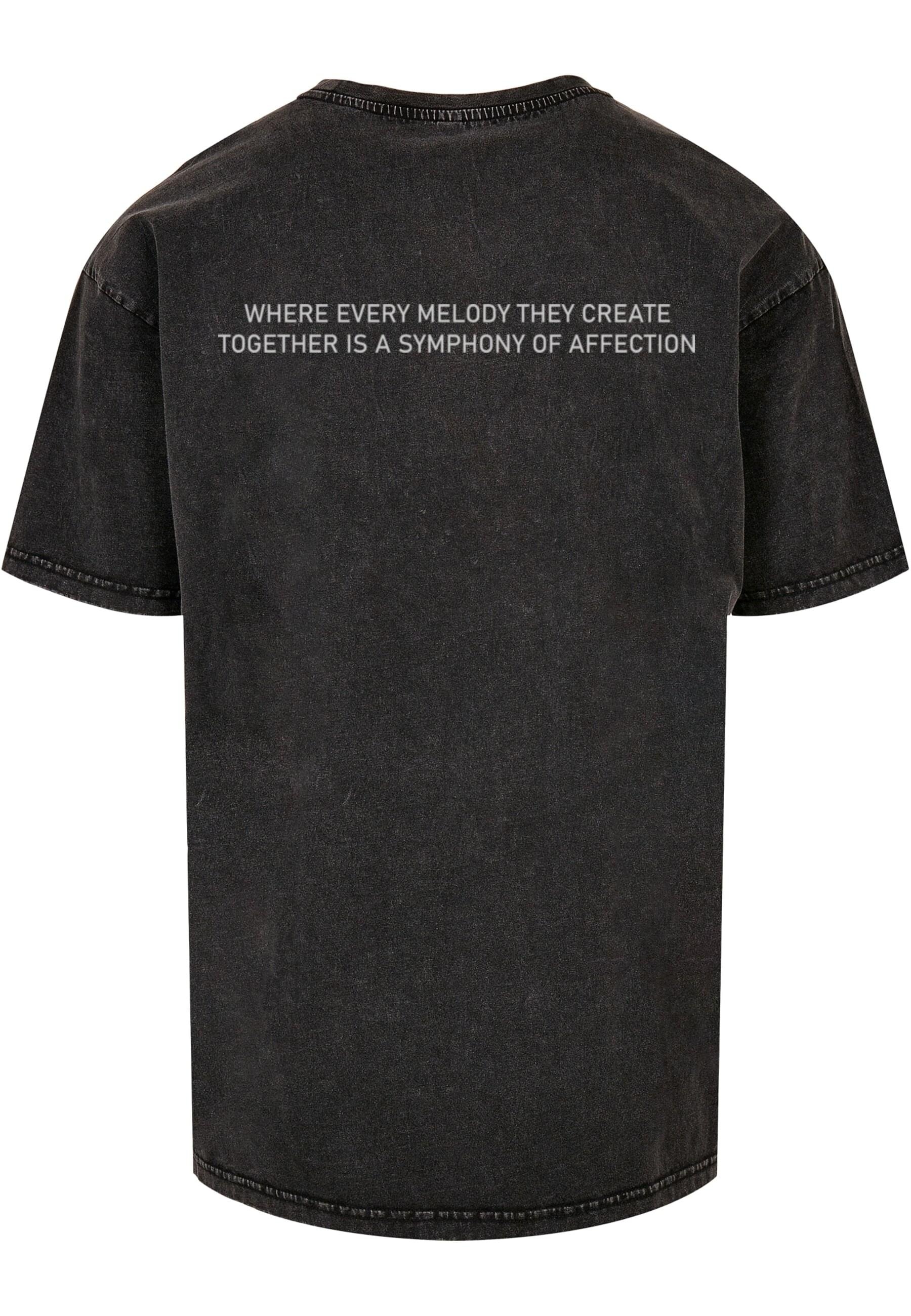 Merchcode T-Shirt »Merchcode Herren Love Birds Acid Washed Heavy Oversize Tee«, (1 tlg.)