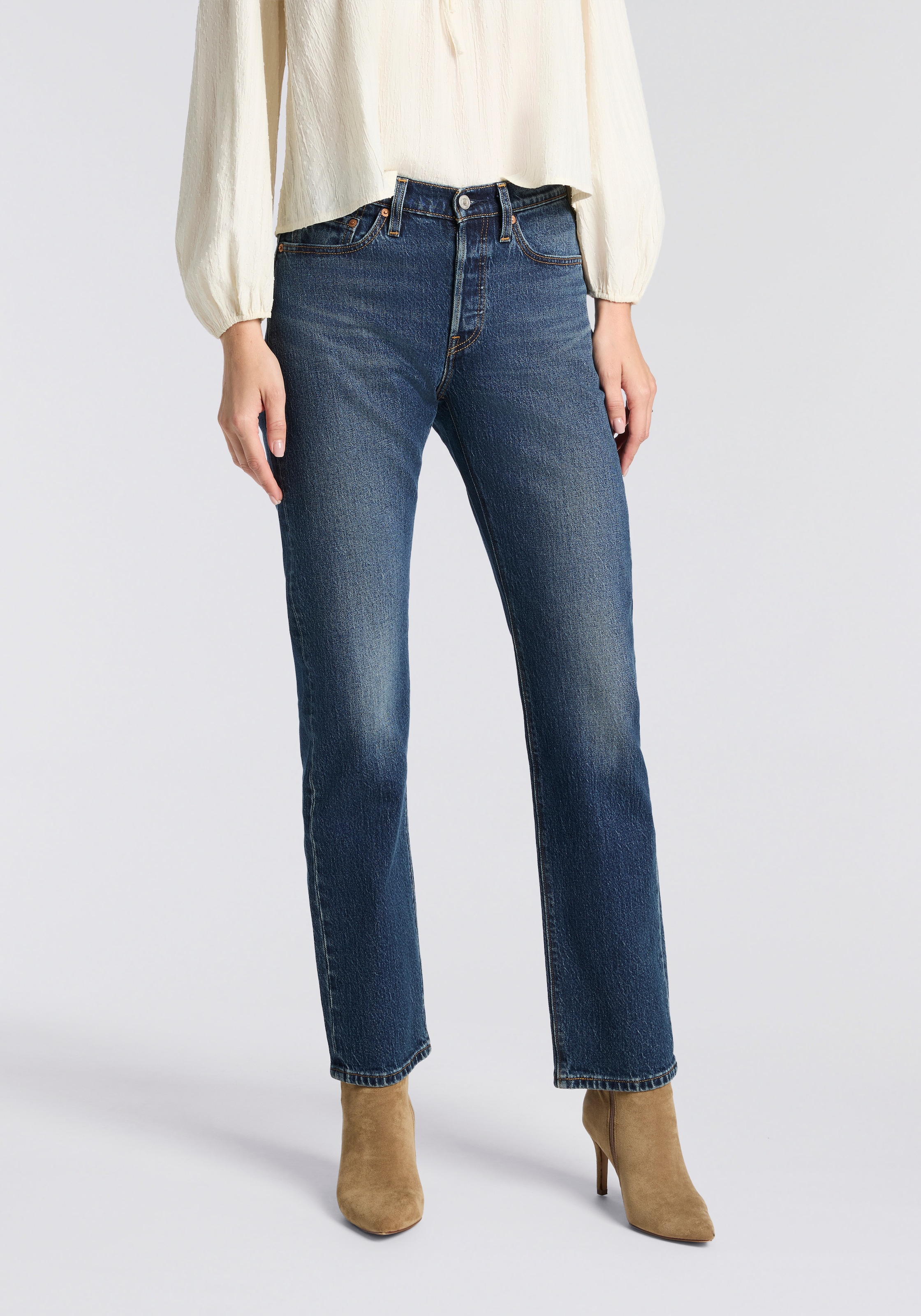Levi's® Stretch-Jeans »LV Jeans 501 CURVE BLACKS«, mit gerader Beinform