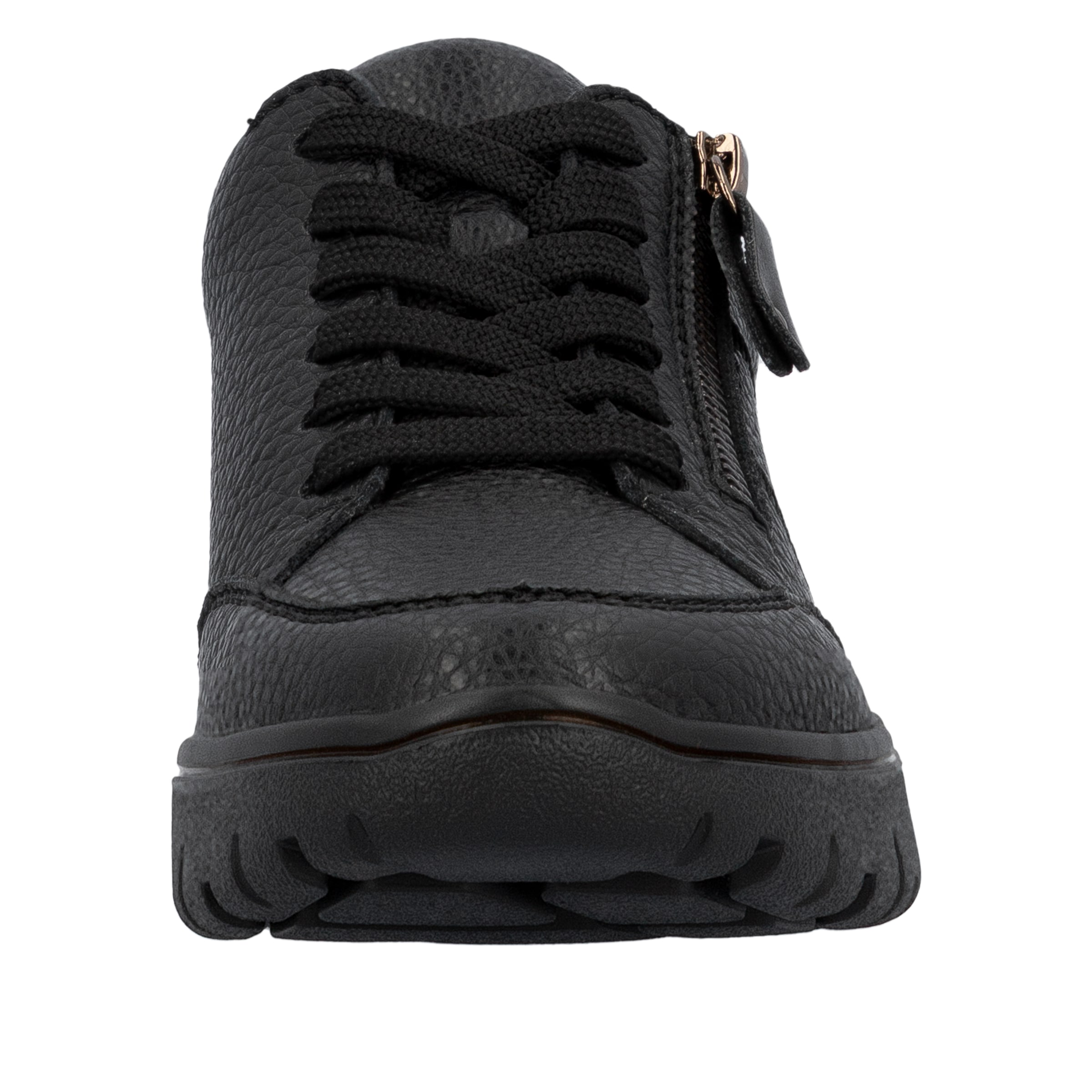 Rieker Plateausneaker, Freizeitschuh, Schnürschuh, Halbschuh in klassischer Optik