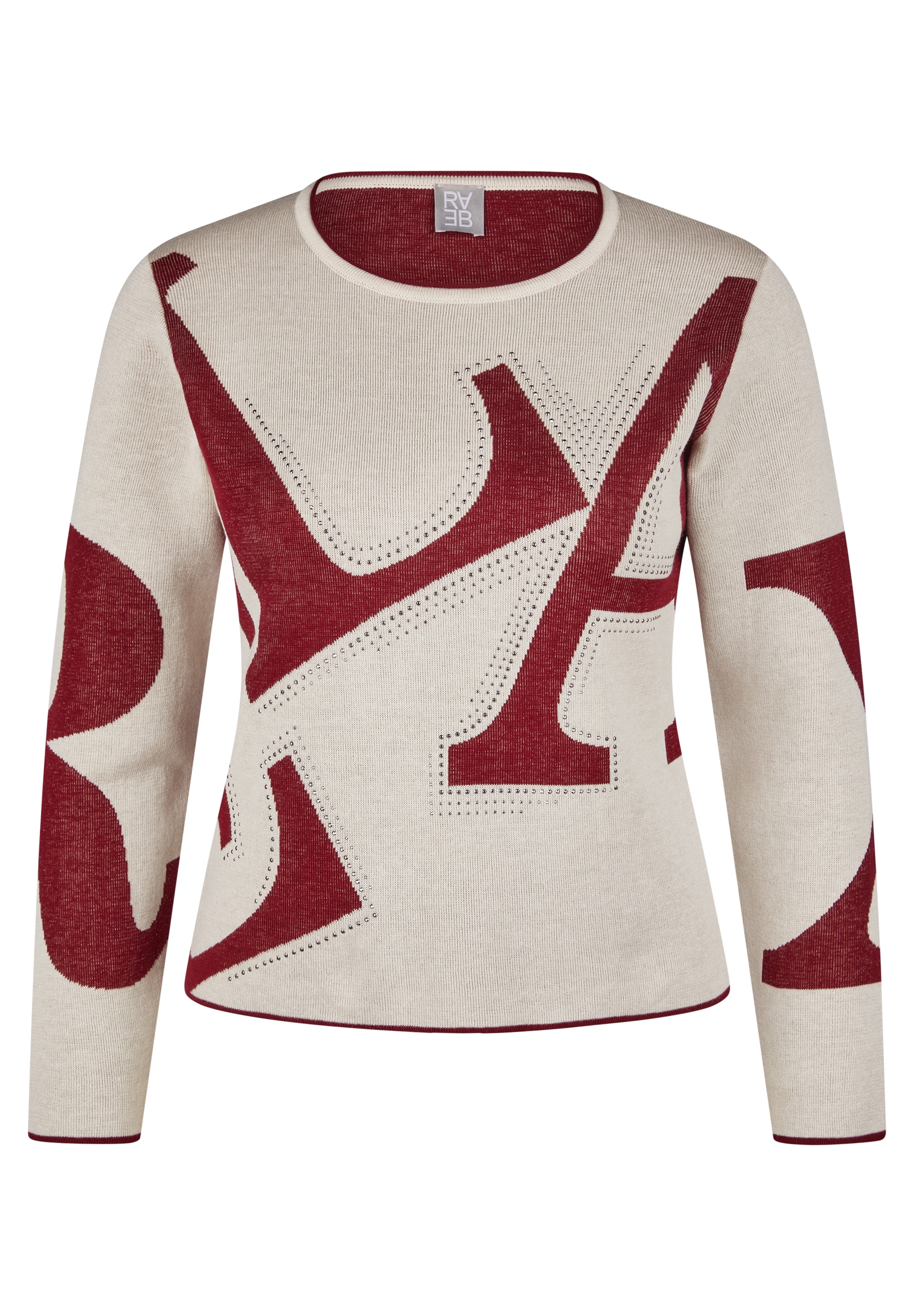 Rabe Strickpullover mit grafischem Muster