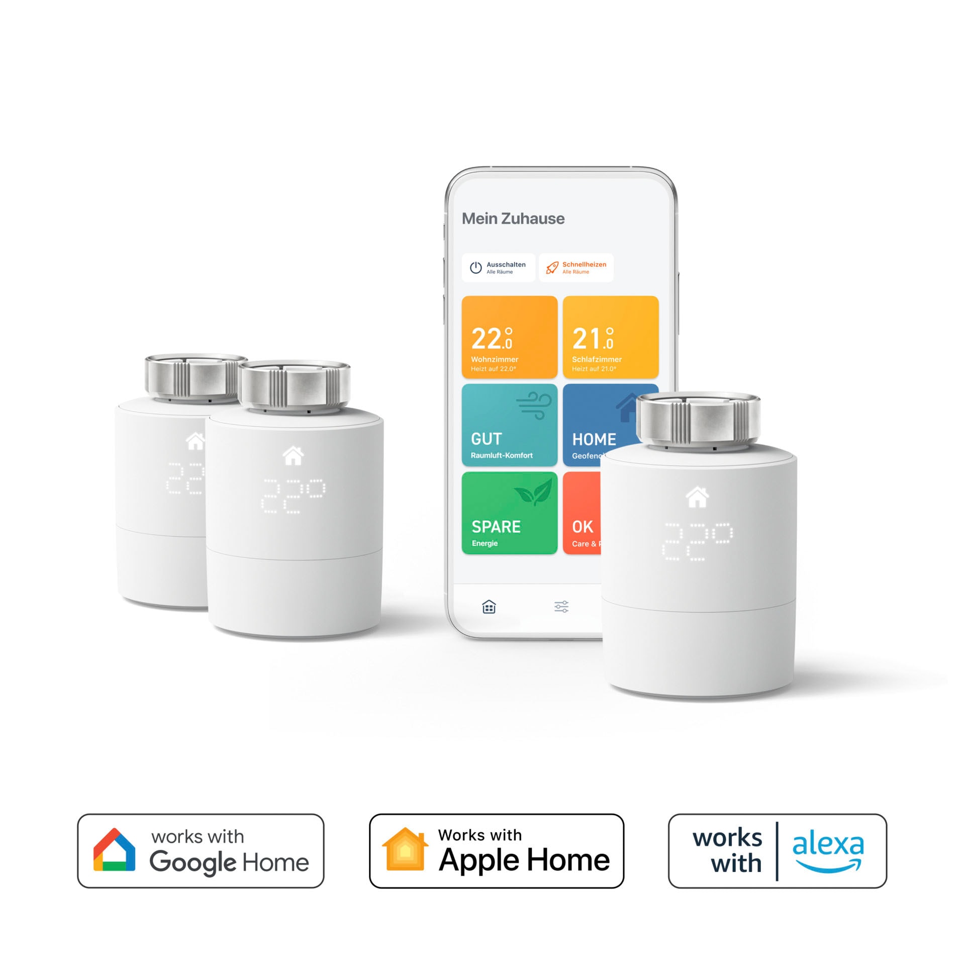 Heizkörperthermostat »Set tado SRT- Starter Kit V3+ inkl. 3x Smartes...