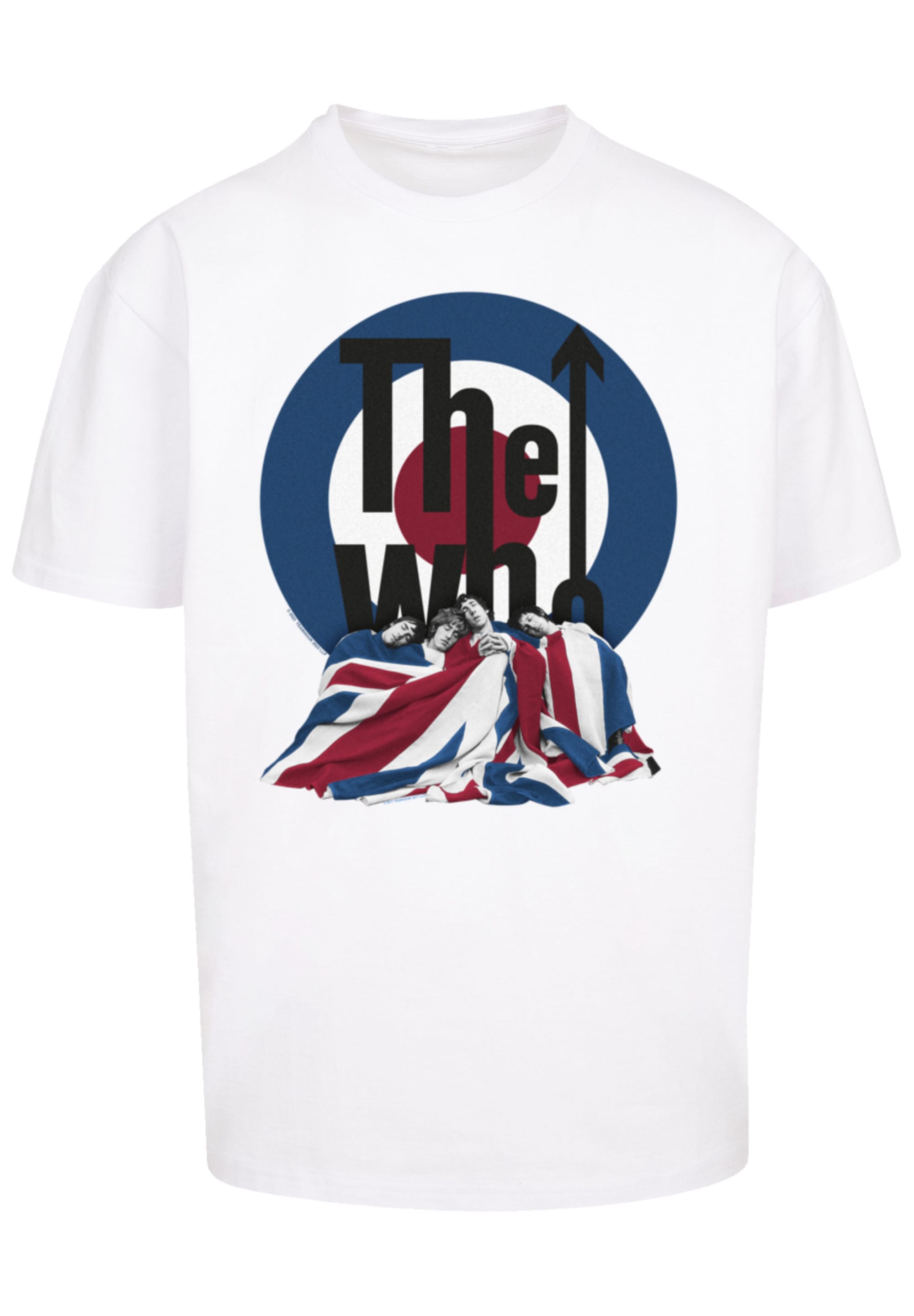 F4NT4STIC T-Shirt »The Who Flag Blanket«, Premium Qualität