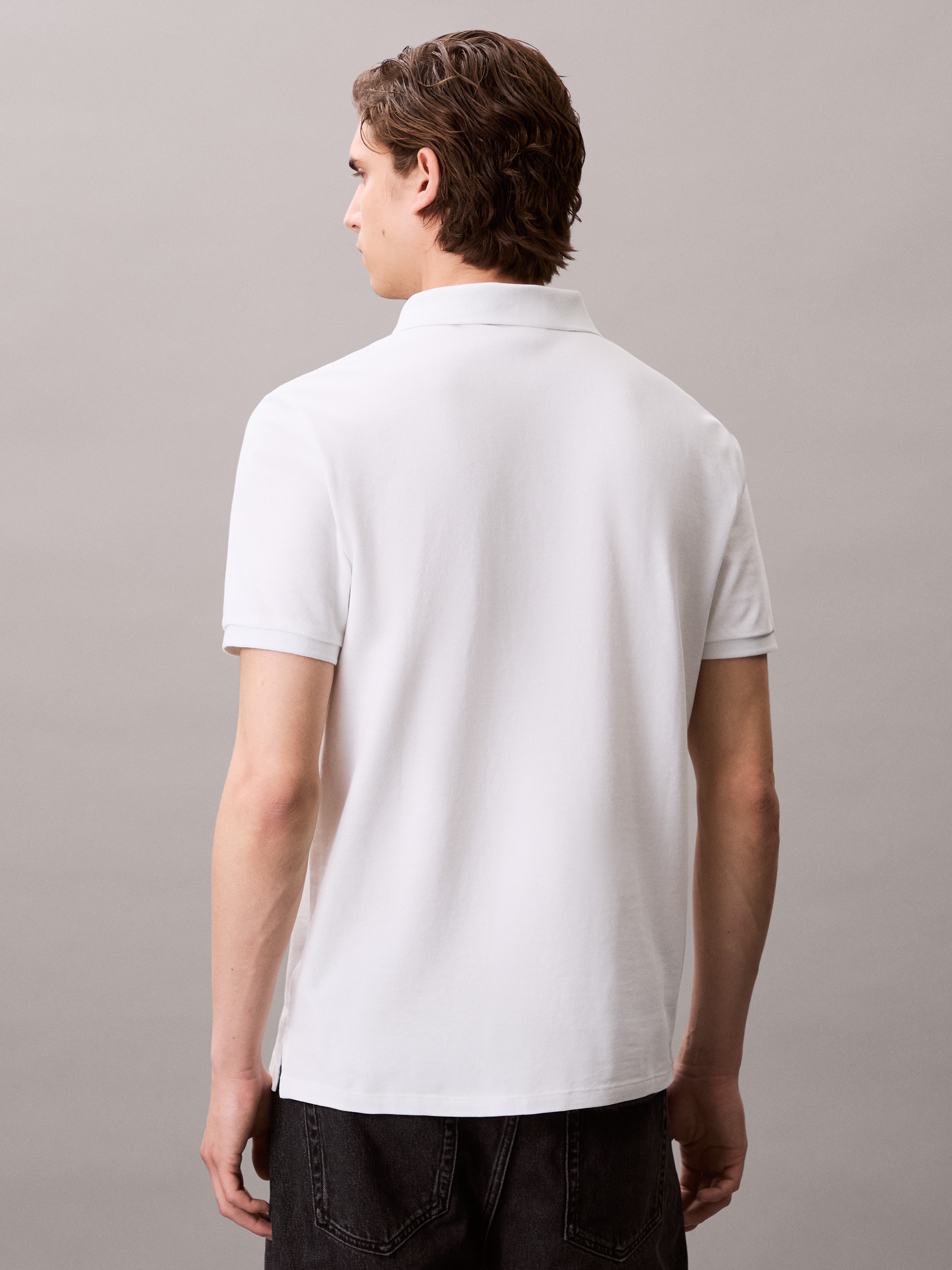 Calvin Klein Jeans Poloshirt »SS CASUAL PIQUE CLASSIC POLO«, Mit Rundhalsausschnitt