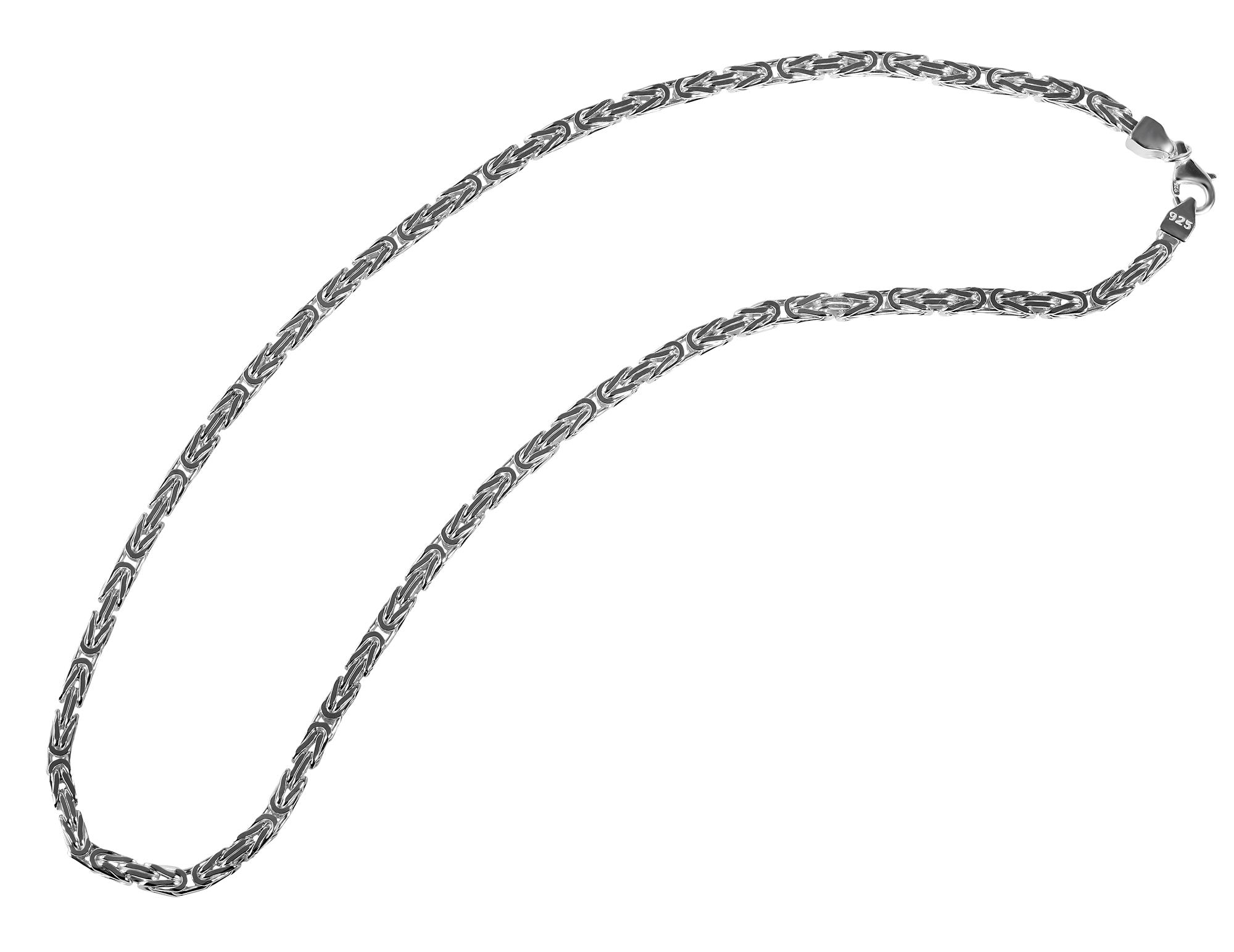 Adelia´s Kette ohne Anhänger »Unisex Halskette – Königskette aus 925 Silber 50 cm« Perfekt als Geschenk zum Jubiläum