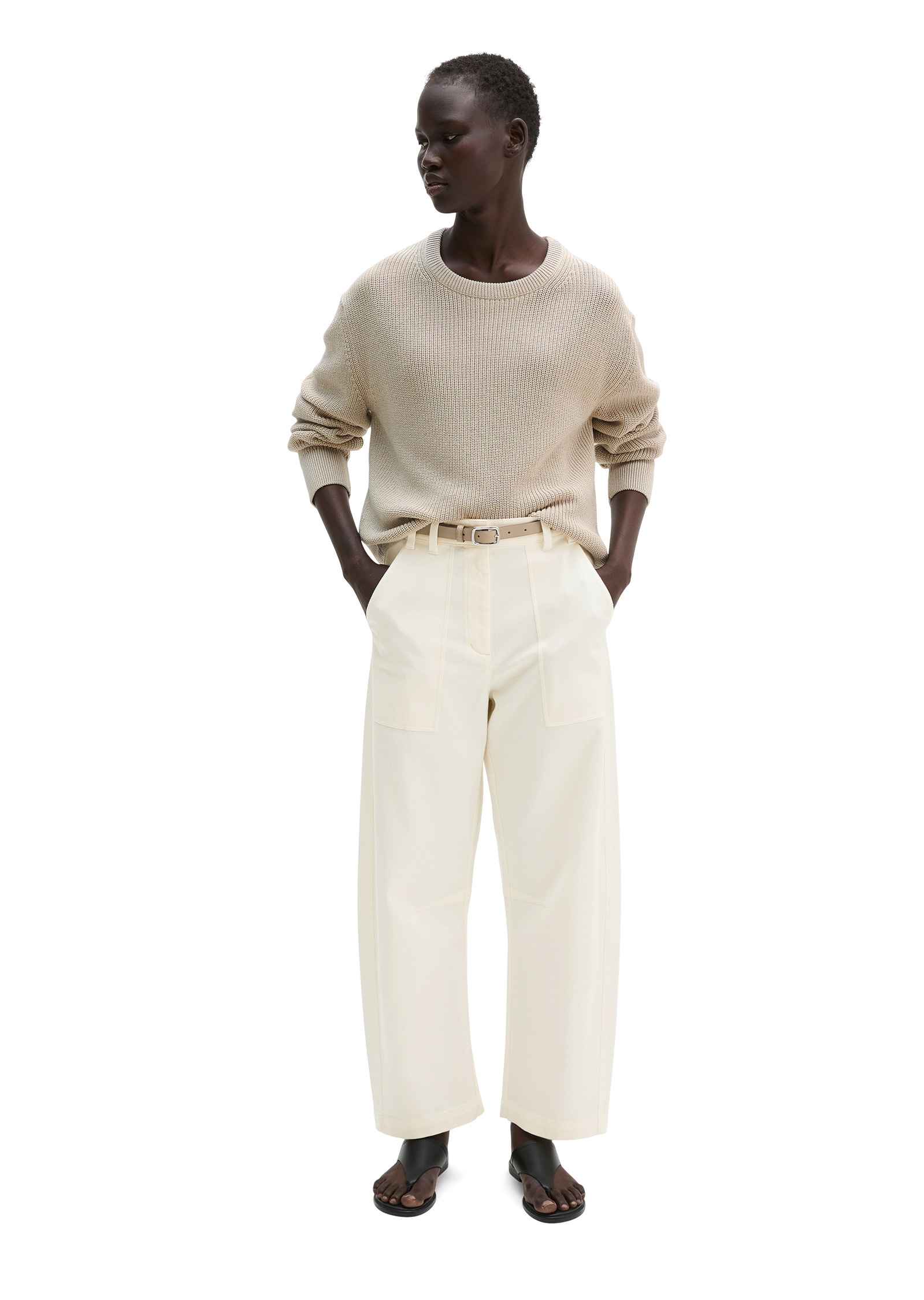 Marc O'Polo Strickpullover »aus Heavy-Weight-Organic-Cotton«