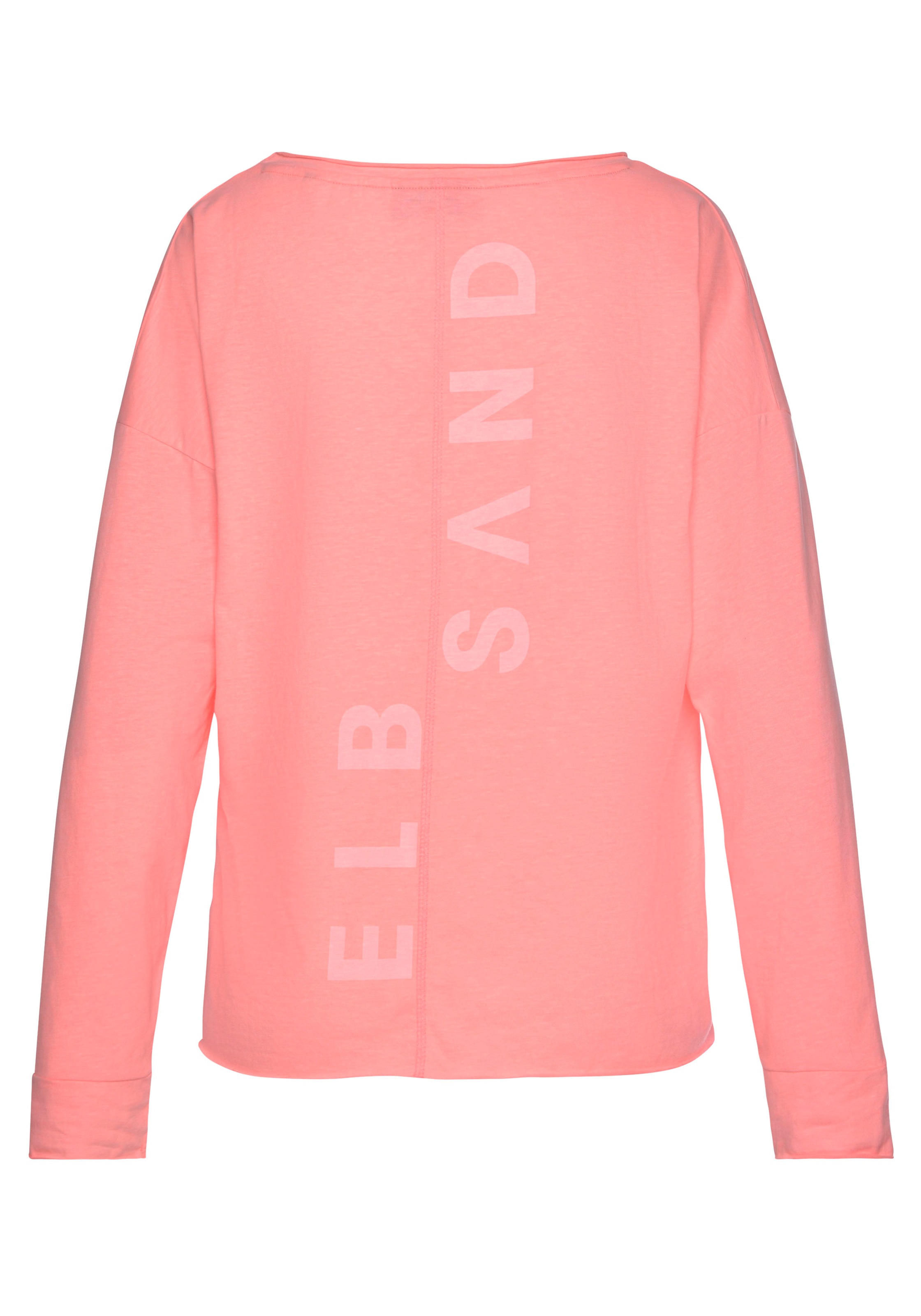 Elbsand Langarmshirt "Raina", mit Logoprint hinten, Longsleeve aus Baumwoll günstig online kaufen