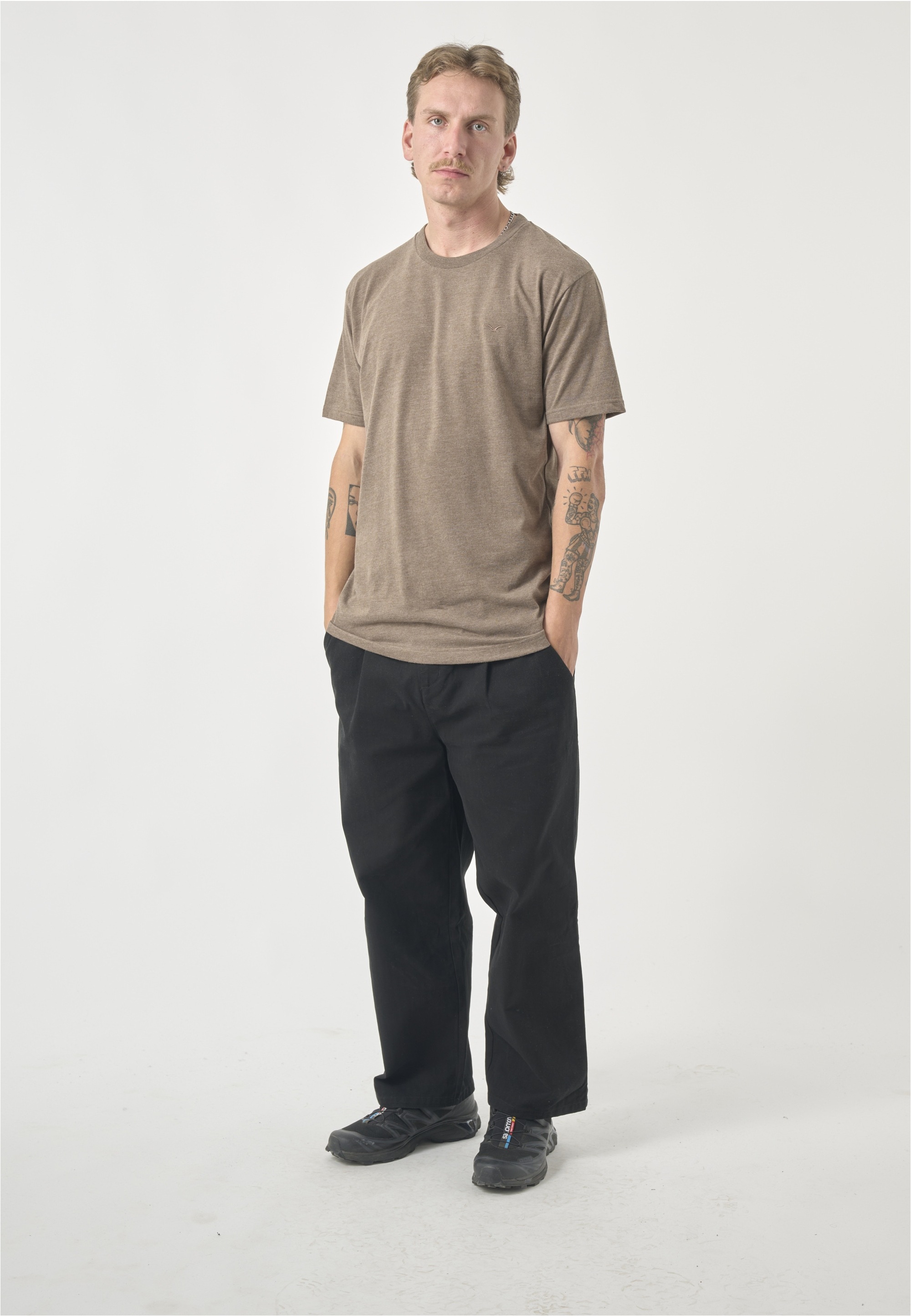 Cleptomanicx T-Shirt "Ligull Regular" 1 Stk. mit kleiner Logo-Stickerei günstig online kaufen