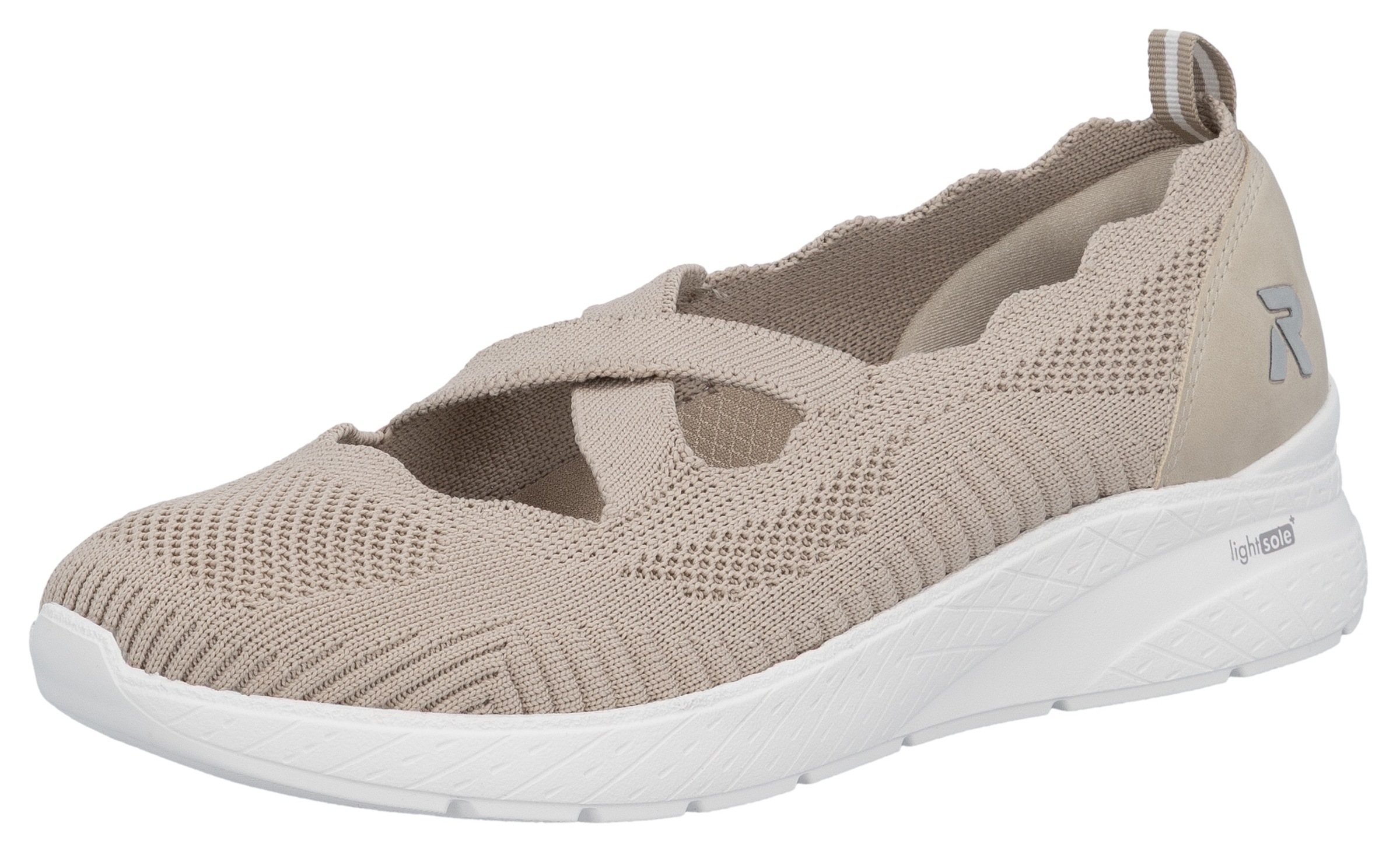 Rieker Riemchenballerina  Schlupfschuh, Slipper in veganer Verarbeitung