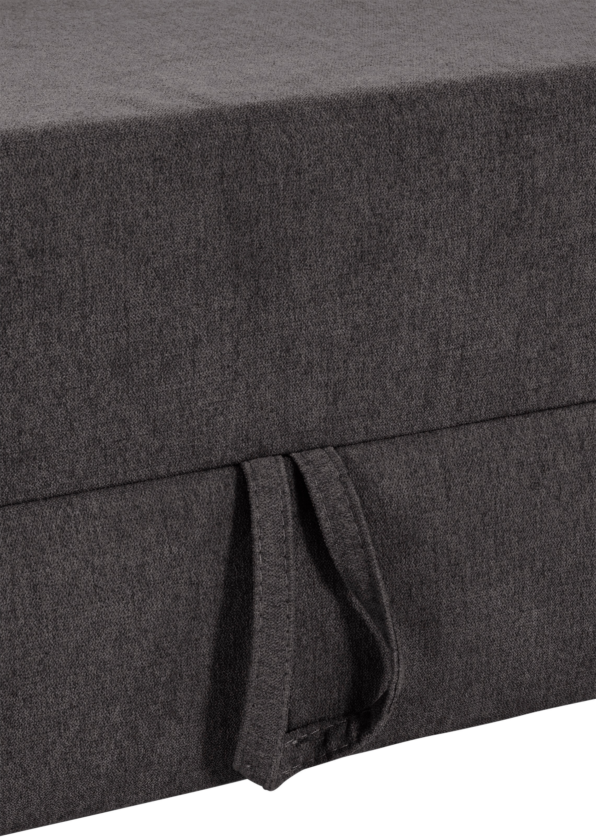 sit&more Ecksofa »Darwin L-Form«, inklusive Federkern, wahlweise mit Kopfteilverstellung, Bettfunktion