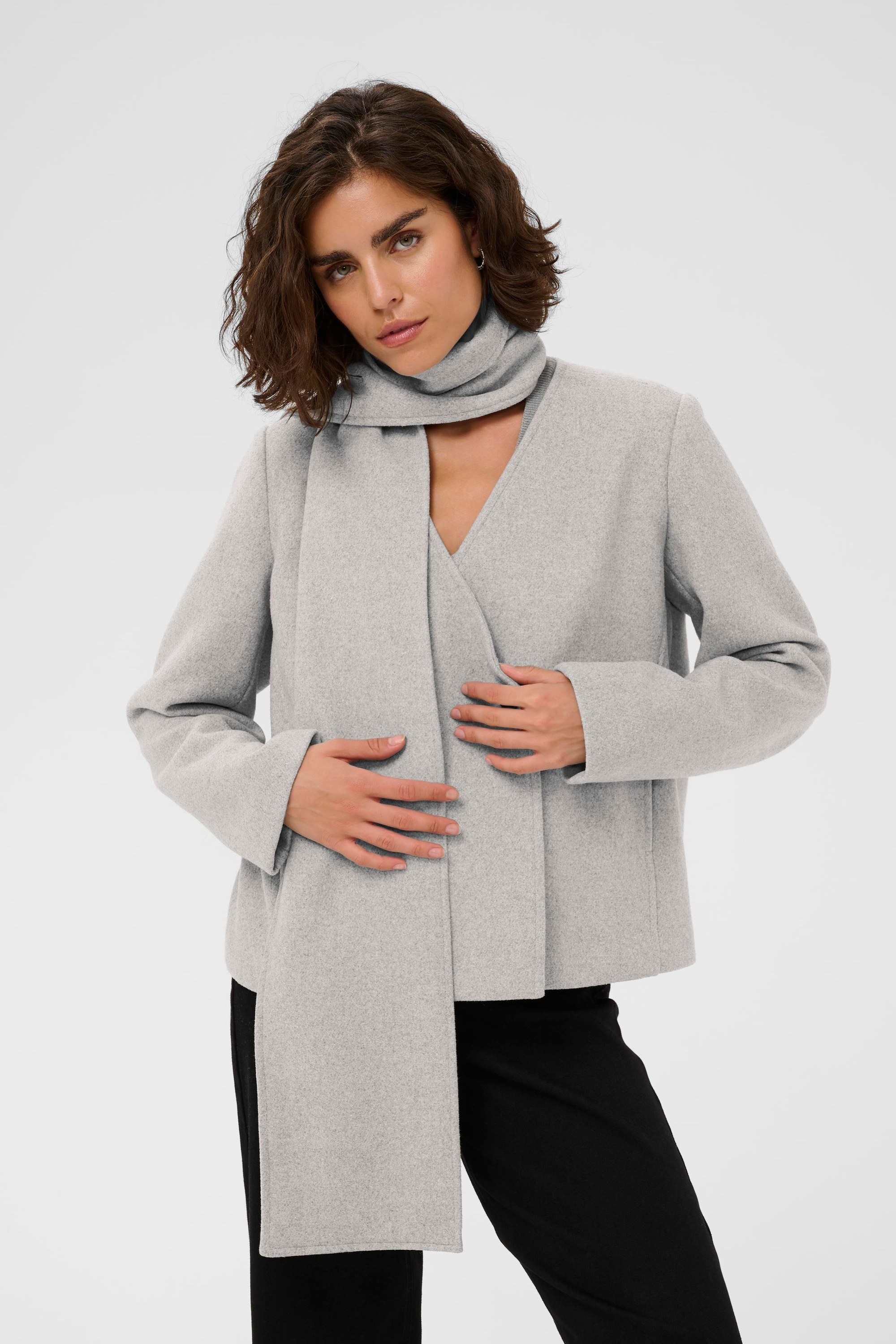 KAFFE Wintermantel »Damen Jacke KAscarlett«