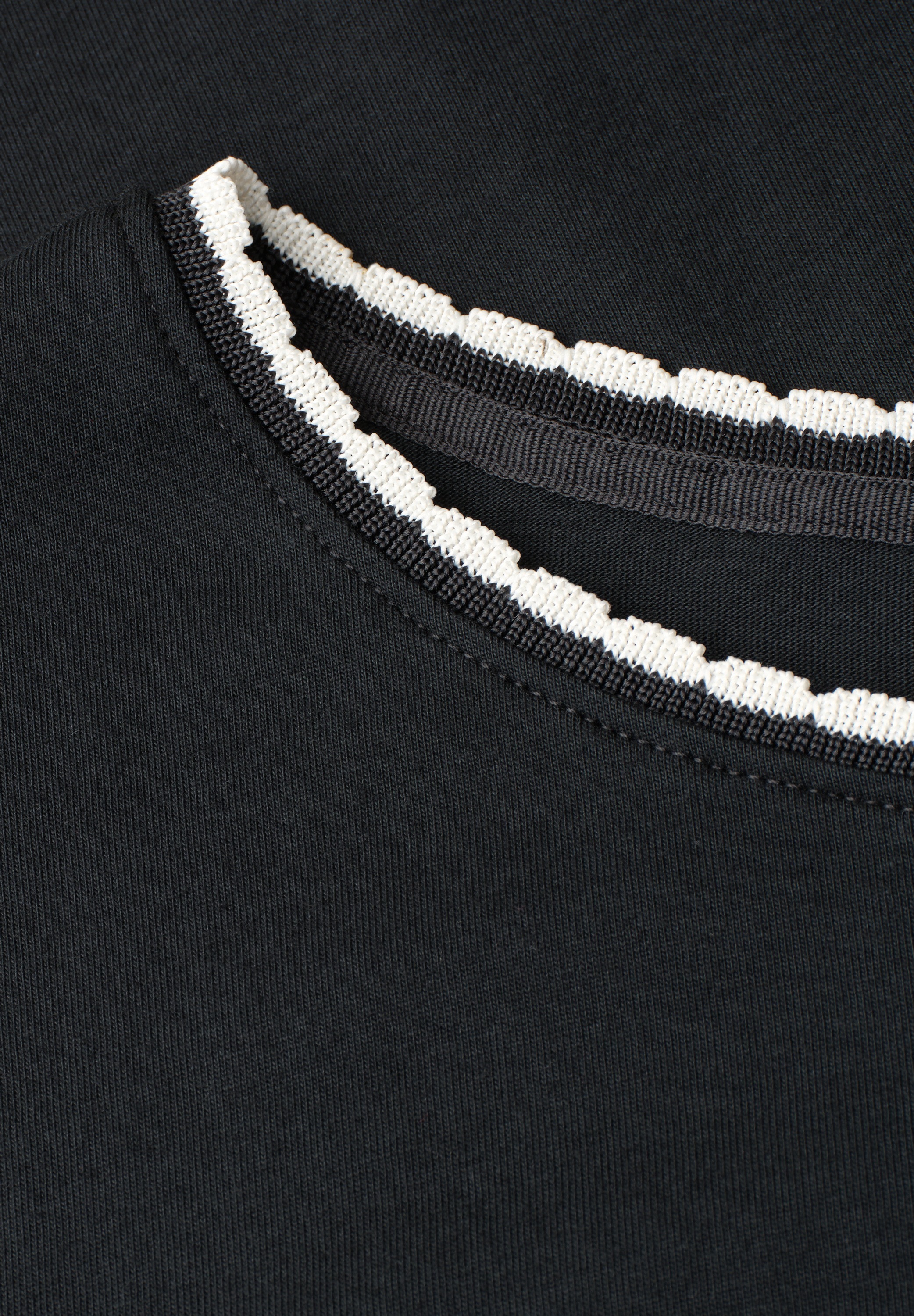 STREET ONE T-Shirt mit U-Boot-Ausschnitt