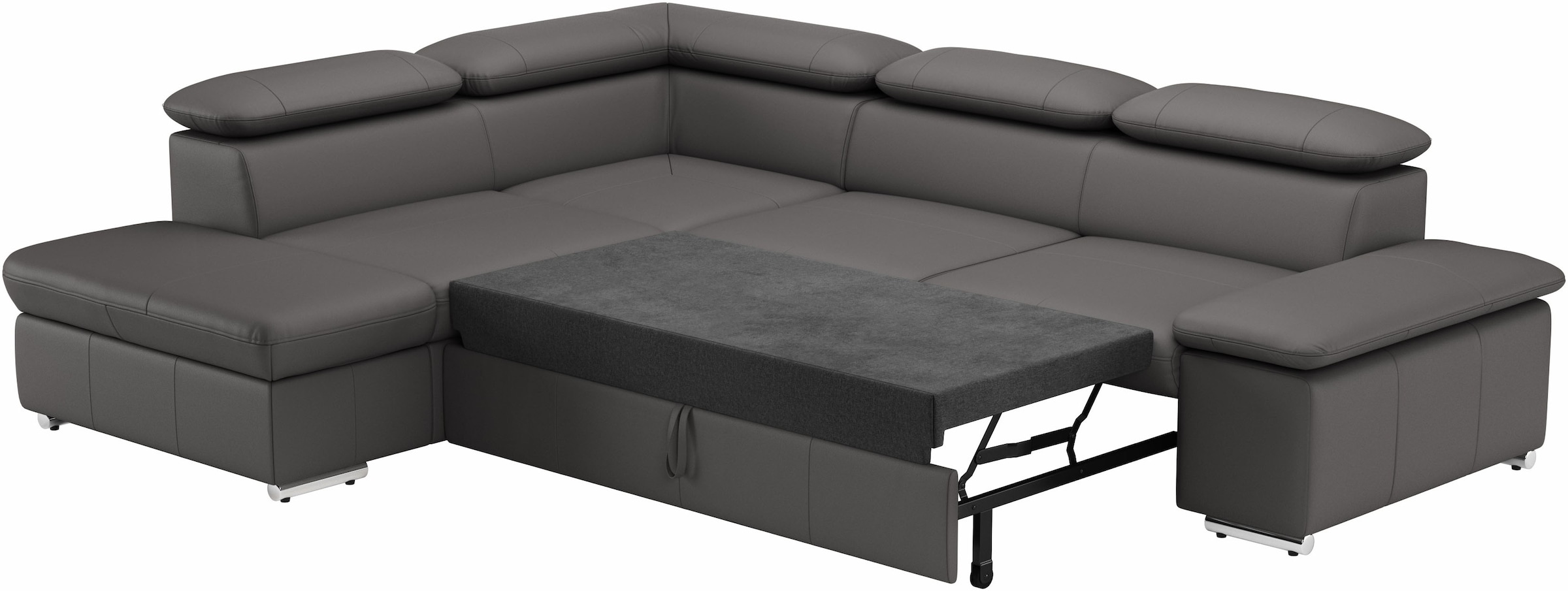 Ecksofa Valantine V, wahlweise mit Bettfunktion