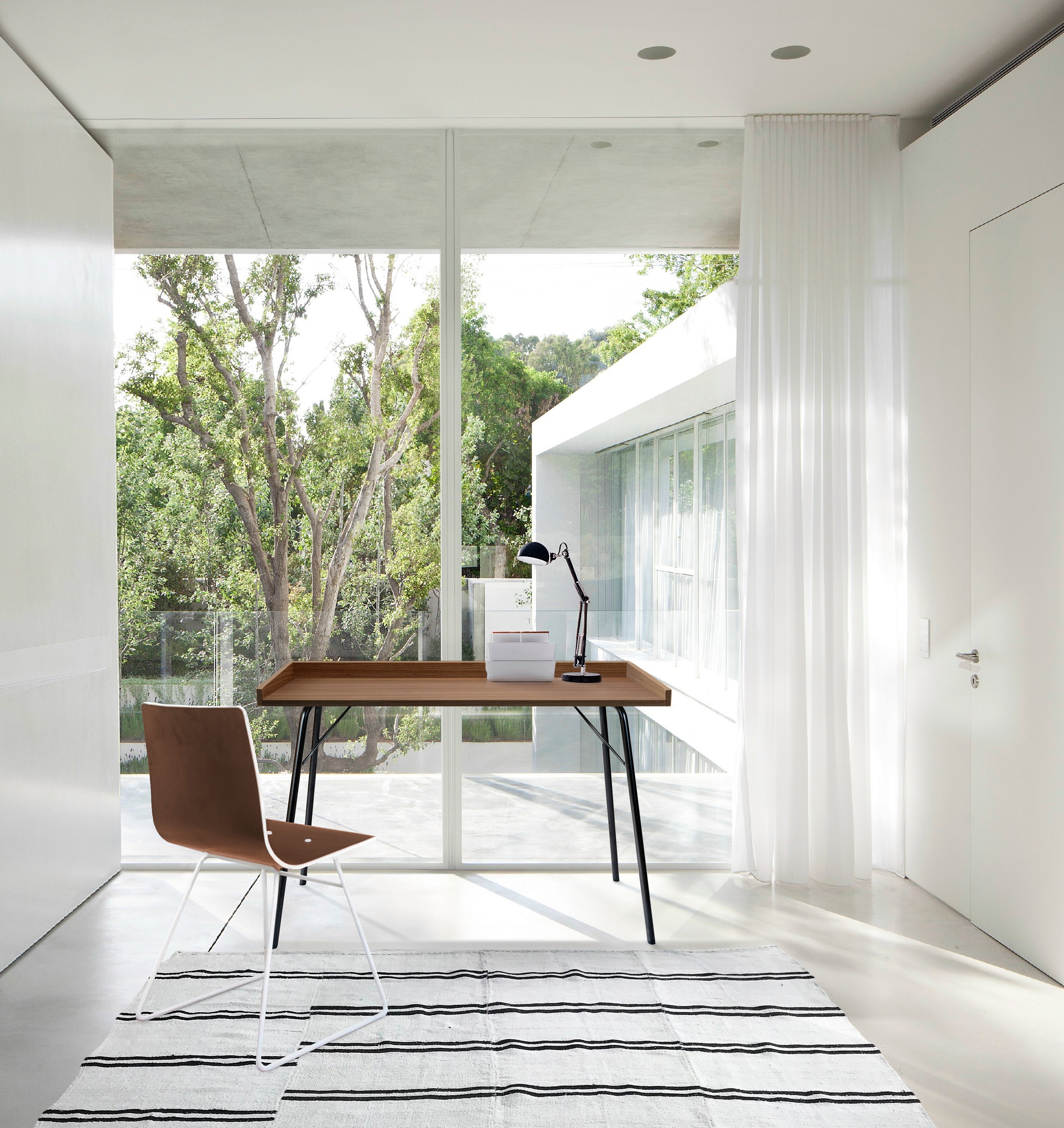 Thumbnail - Woodman Schreibtisch "Rayburn" im schlichten skandinavischen Design, FSC-zertifiziert