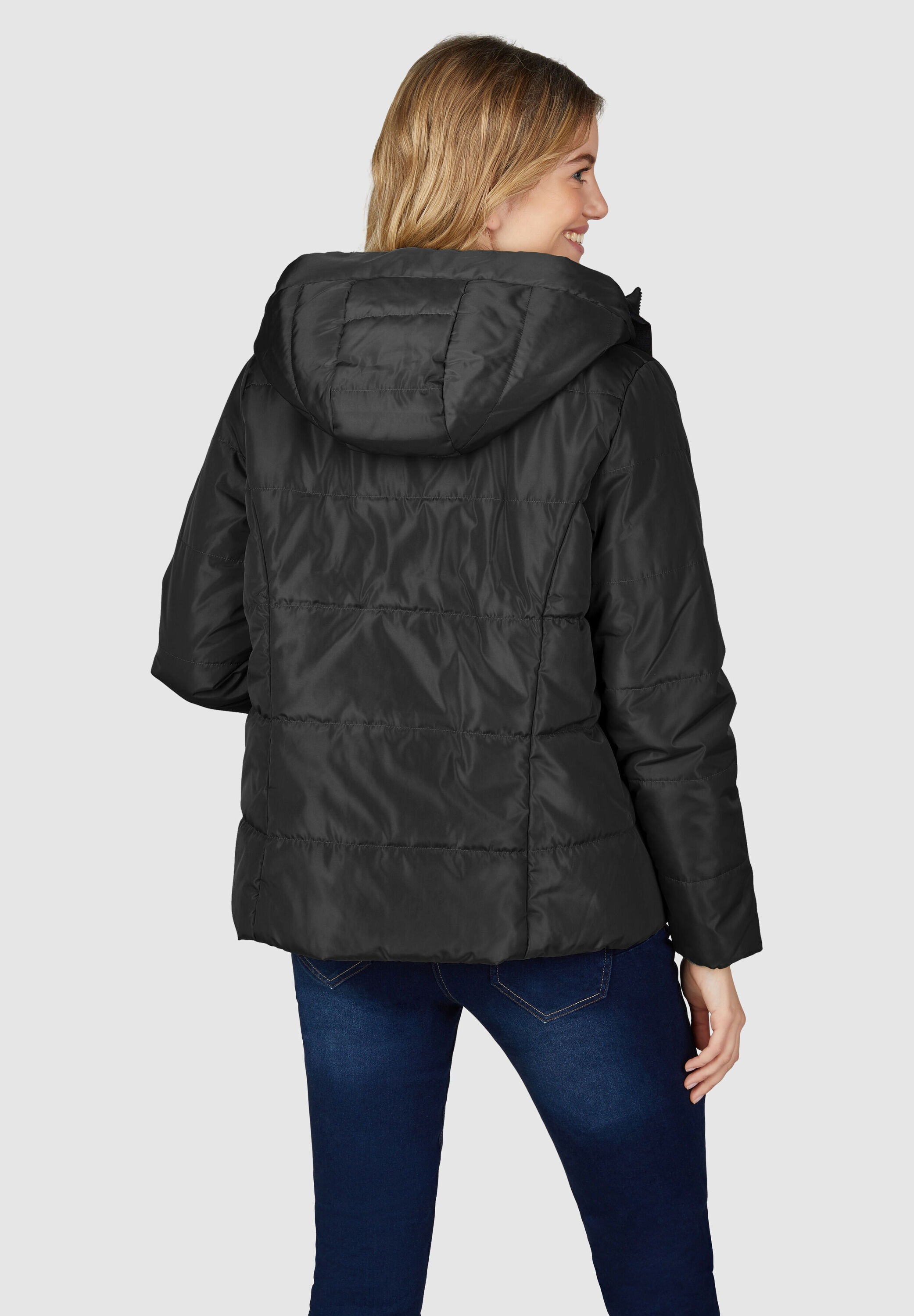 NAVIGAZIONE Steppjacke »NAVIGAZIONE Jacke« mit Kapuze mit verstellbarer Kapuze