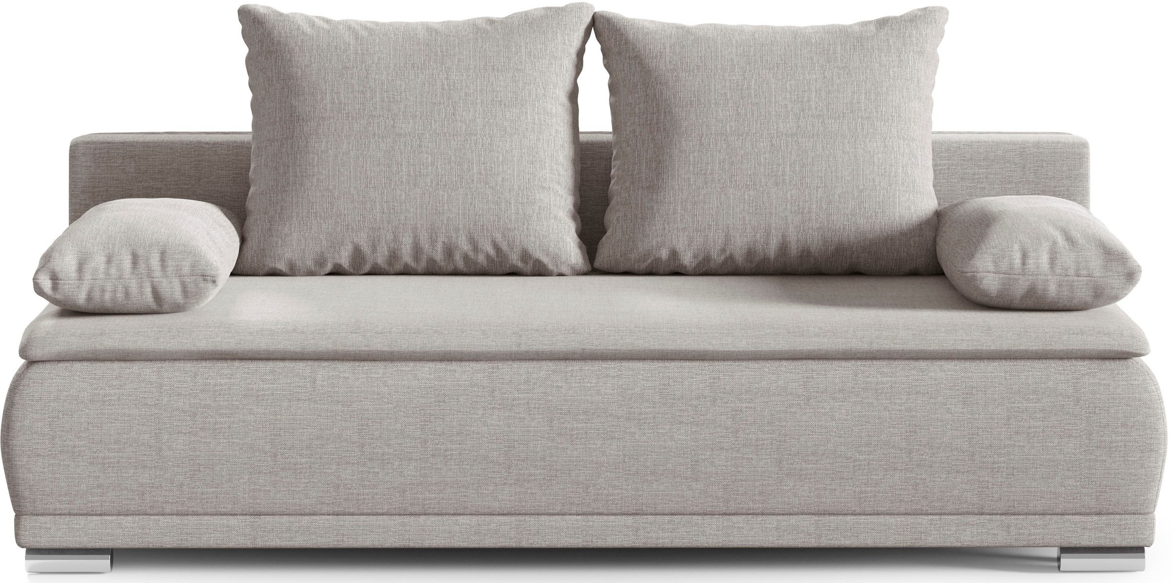 WERK2 Schlafsofa »Biggi, komfortabel und elegant, Breite 206cm,«, 2-Sitzer Sofa & Schlafcouch mit Bettkasten