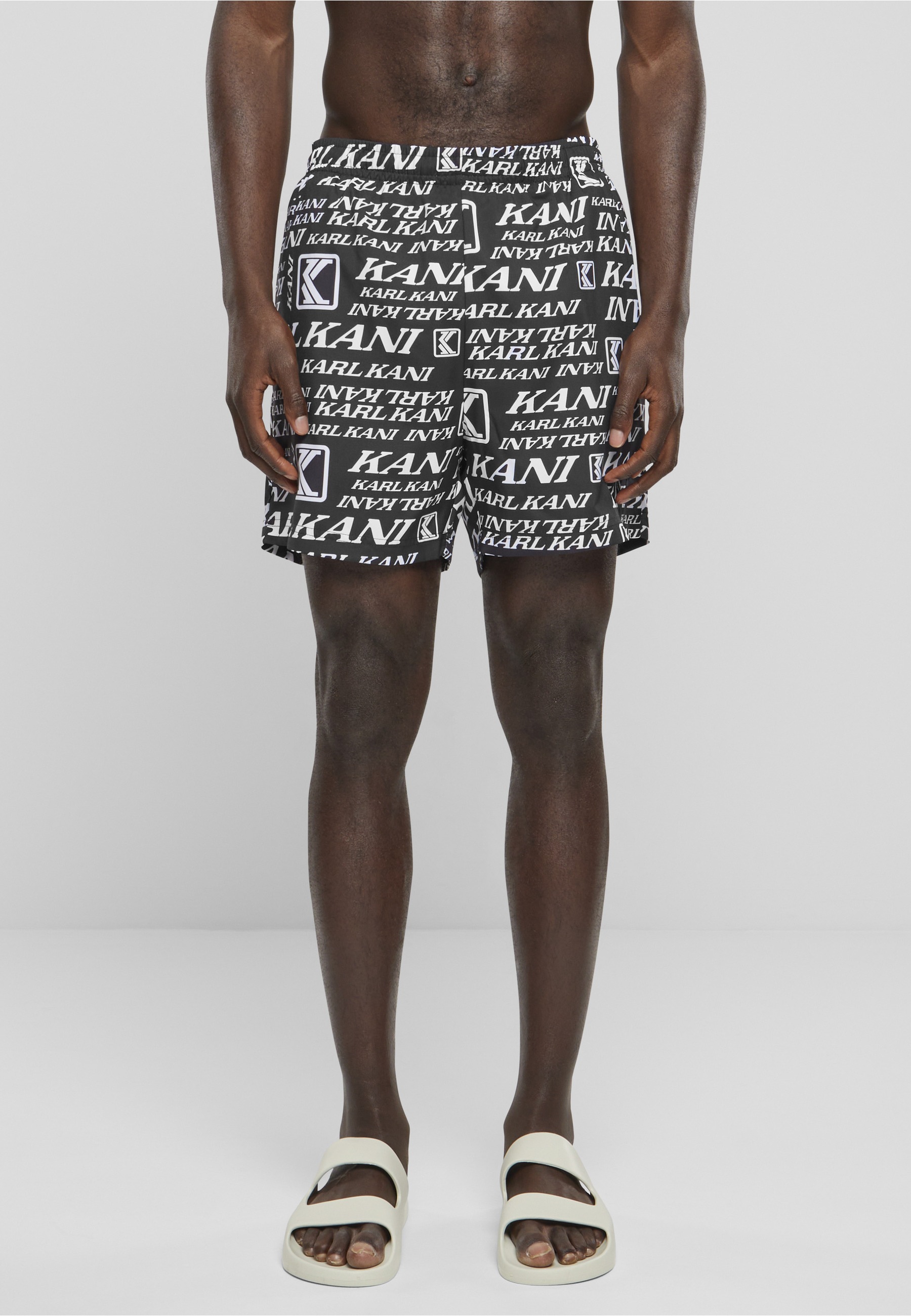 Karl Kani Badeshorts »Karl Kani Herren KM241-055-1 Retro Embro Swim Shorts«