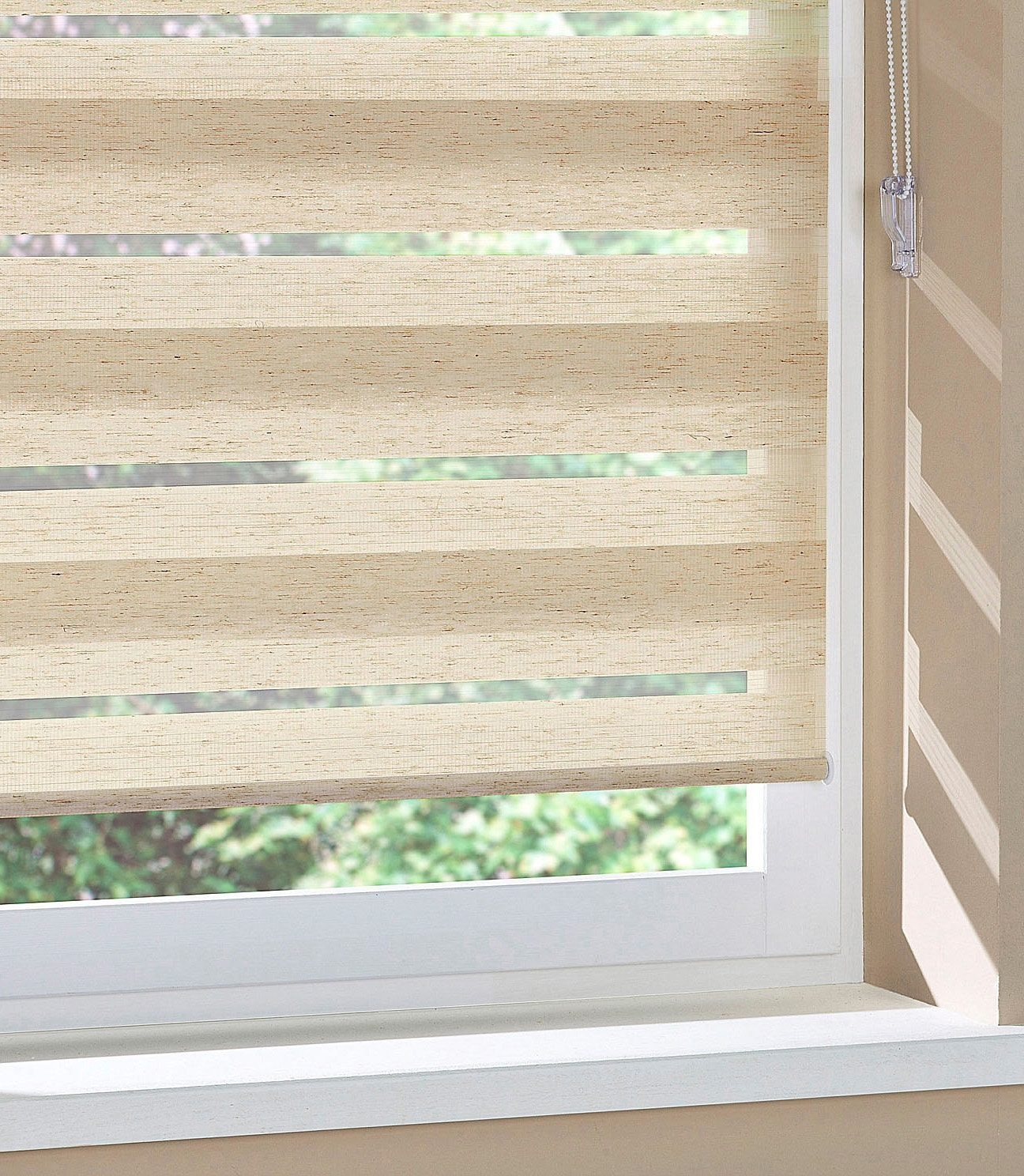 K-HOME Doppelrollo »Ancona« Lichtschutz ohne Bohren im Fixmaß