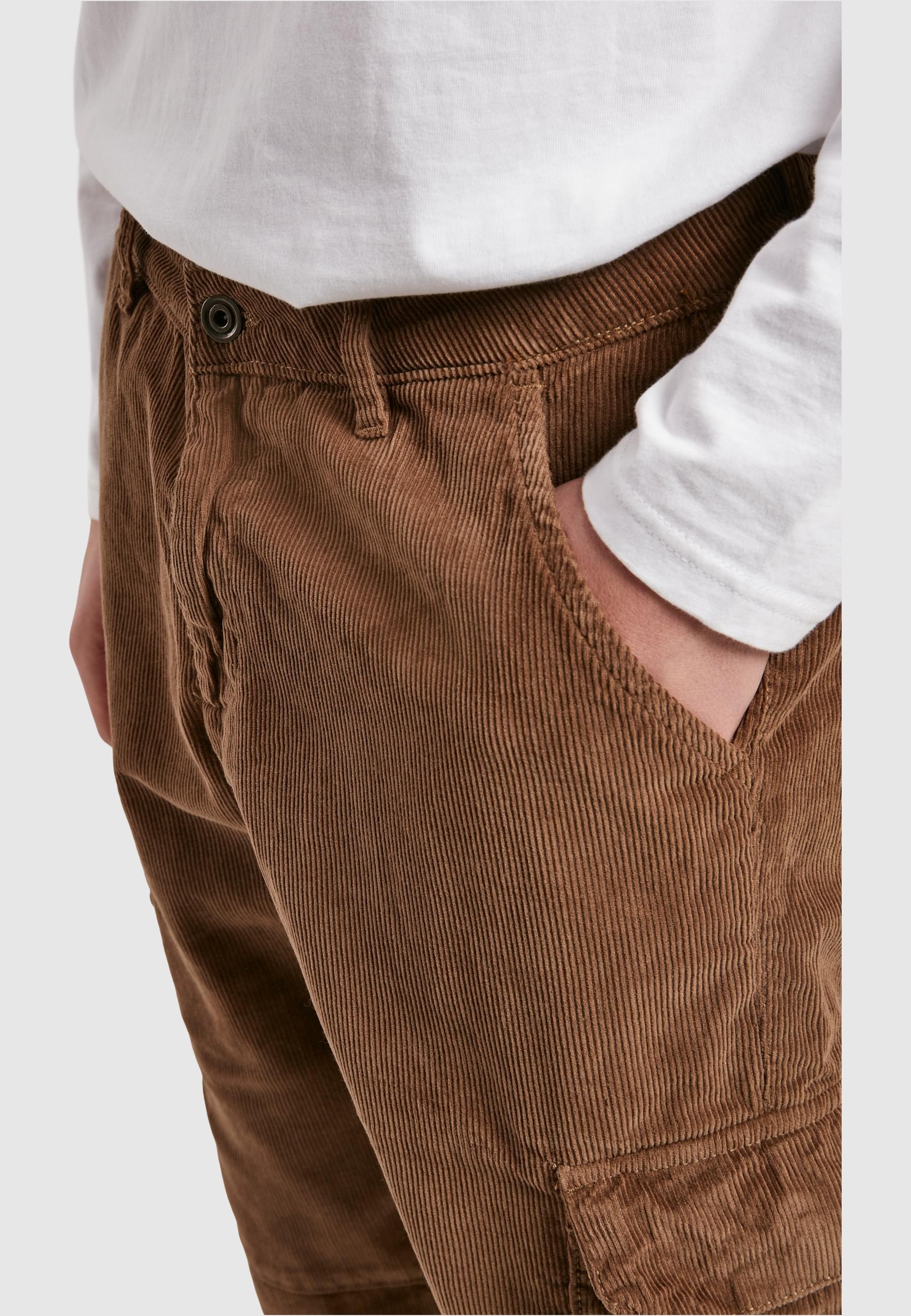 URBAN CLASSICS Jogginghose »Urban Classics Herren Corduroy Cargo Jogging Pants«, (1 tlg.)