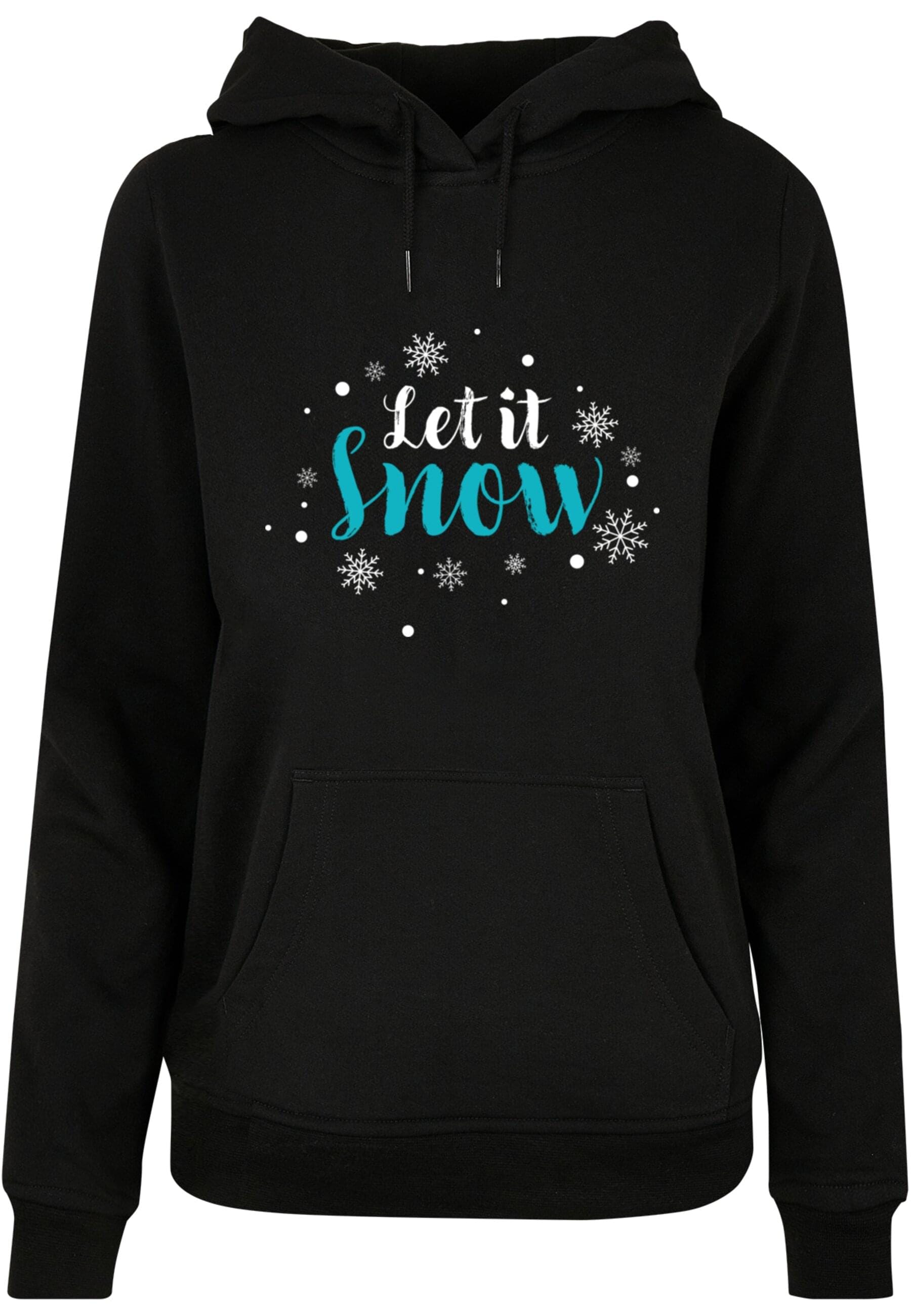 Merchcode Kapuzenpullover "Merchcode Damen Ladies Let it snow Basic Hoody" günstig online kaufen