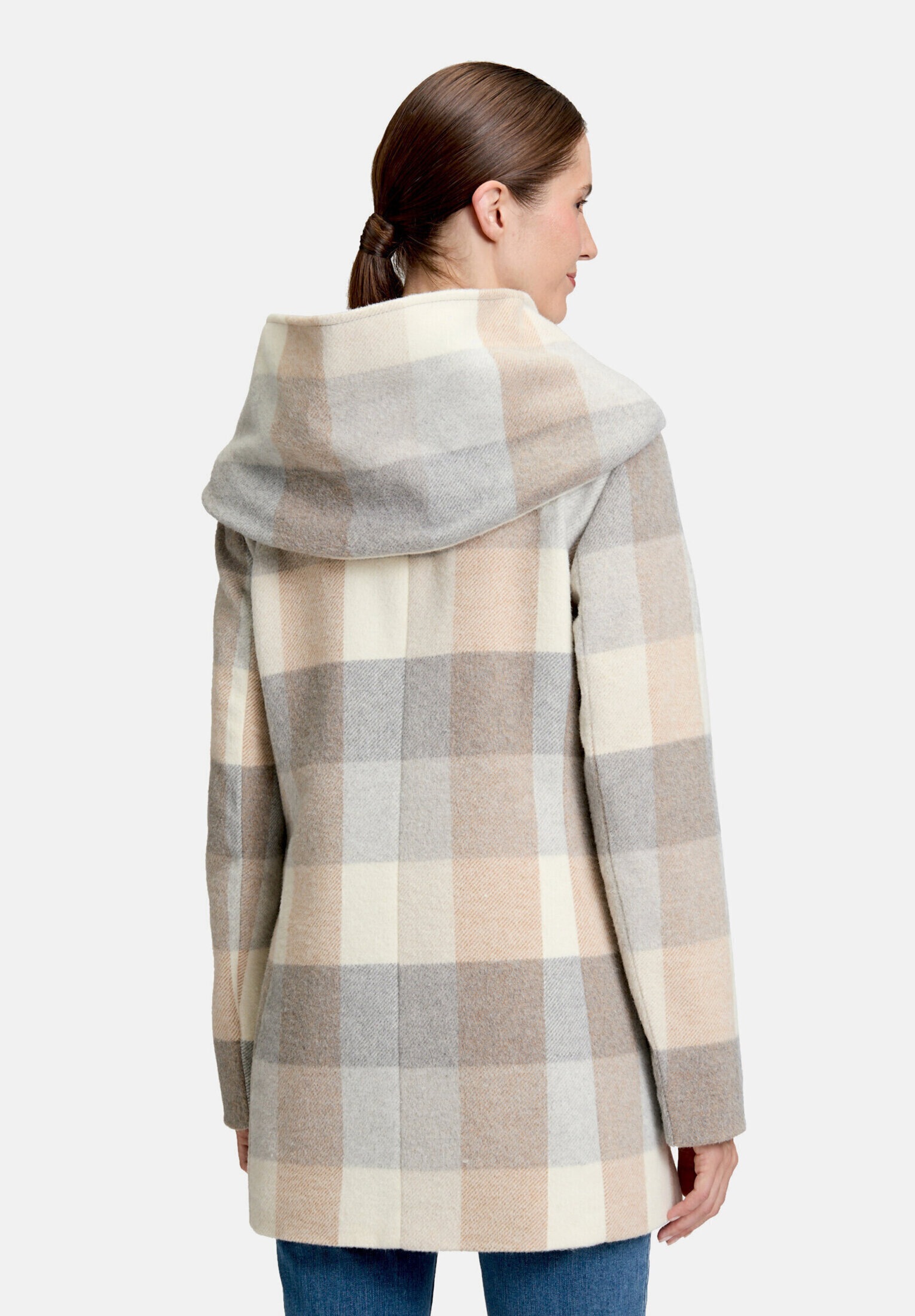 Amber & June Kurzjacke »Damen mit Kapuze« mit Kapuze