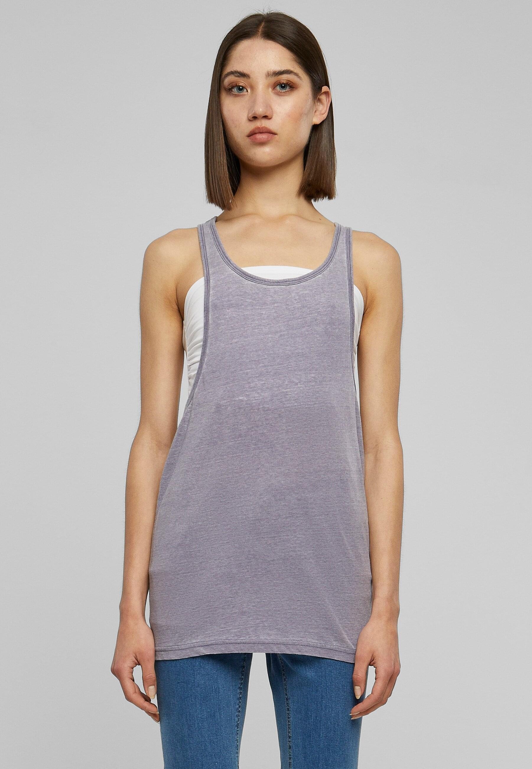URBAN CLASSICS Muskelshirt »Urban Classics Damen Ladies Loose Burnout Tank«, (1 tlg.)