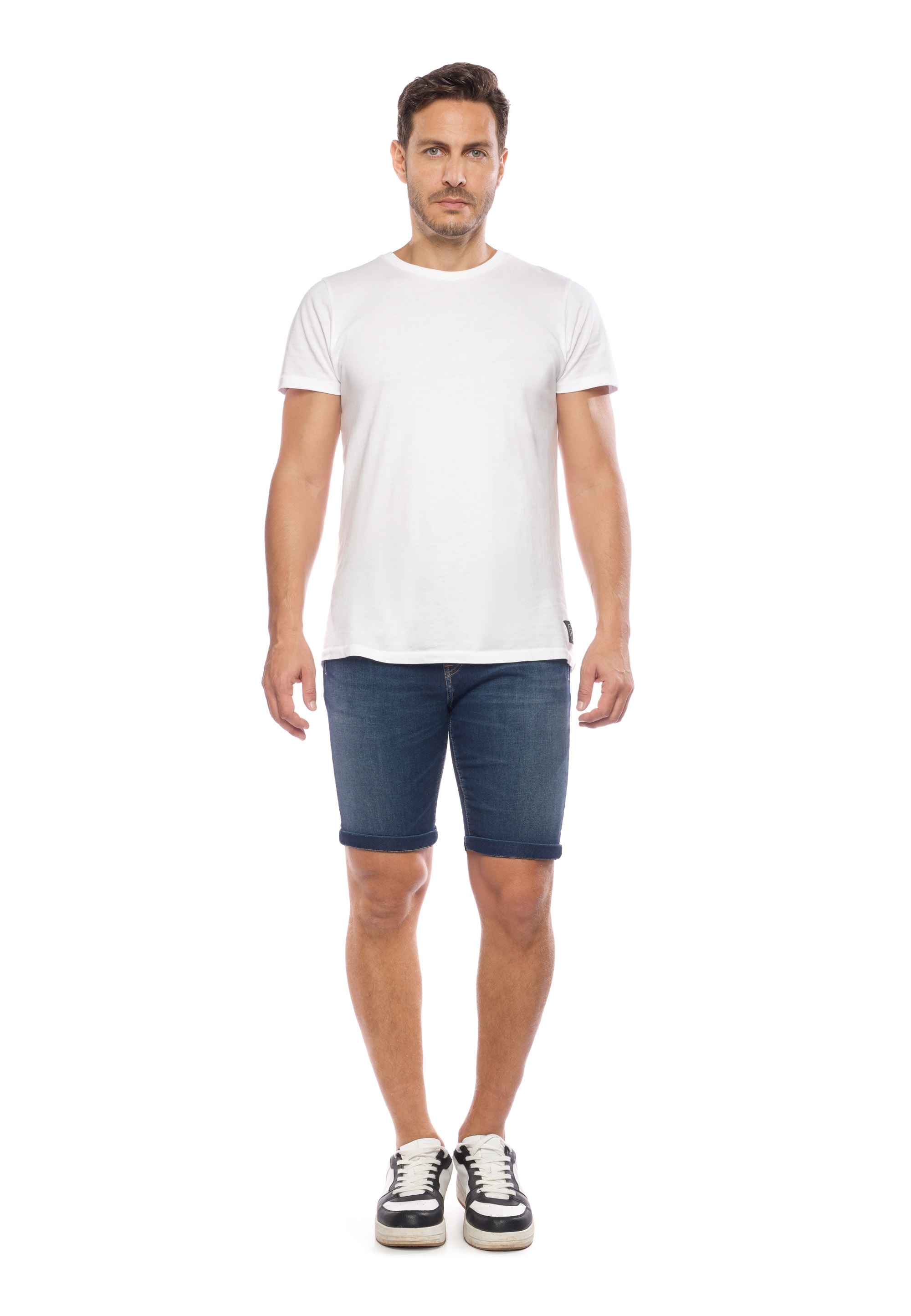 Le Temps Des Cerises Shorts »JOGG«, mit trendigem Umschlag